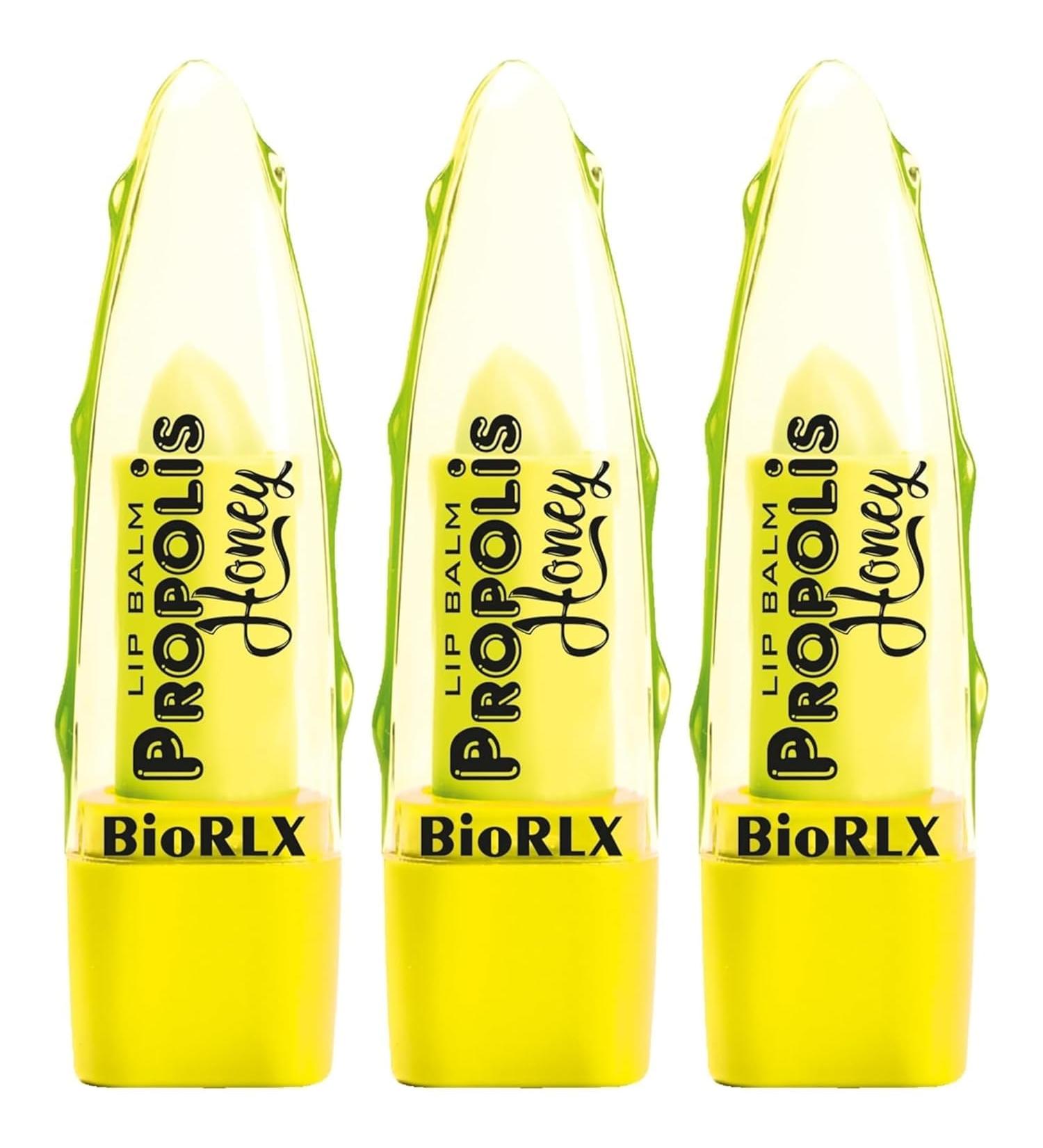 BioRLX Propolis and Honey Lip Balm - Natural Color-Free Moisturizing Lip Care for Soft and Hydrated Lips (There Lip Balm) (Propolis & Honey 0.12 Ounce (Pack of 3)) Propolis & Honey 0.12 Ounce (Pack of 3) - Buy Online on GoSupps.com