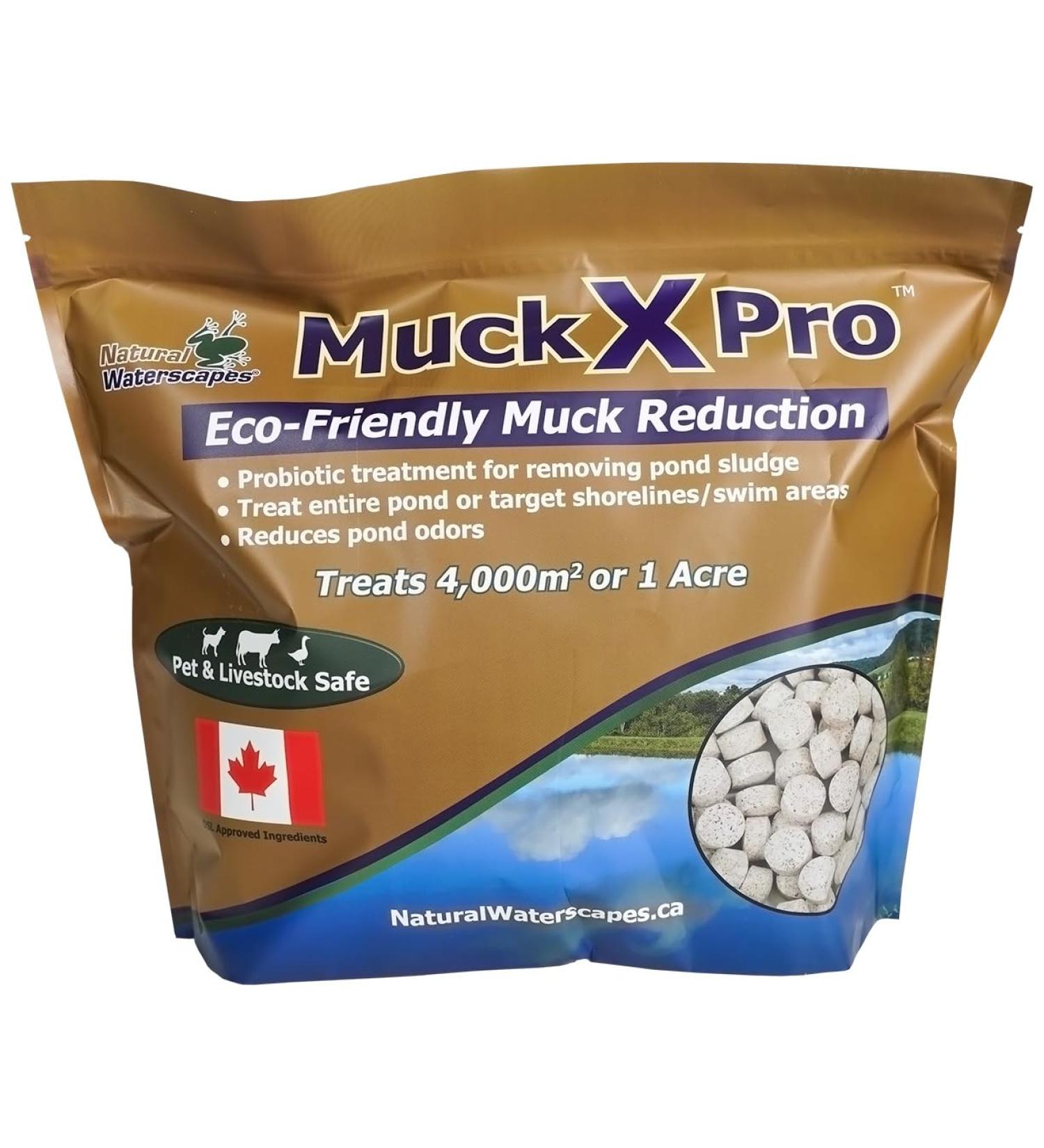 MuckX Pro Pond Sludge Remover - Beneficial Bacteria for Pond & Lake Muck Removal (4.53 kg) - Buy Online on GoSupps.com