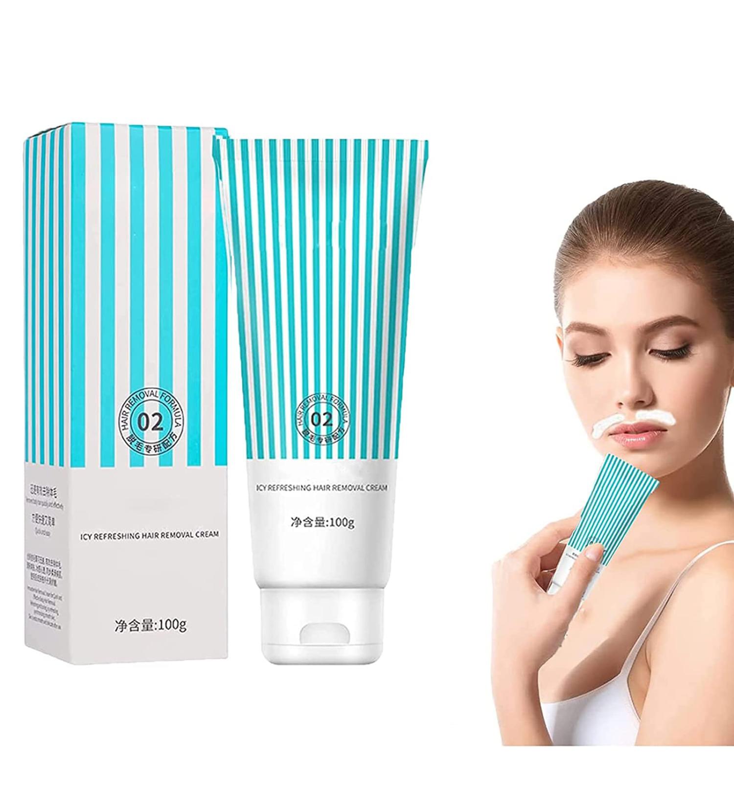 Skinetic Peach Fuzz Hair Removal Cream - Upper Lip Hair Removal Cream for Women Gentle & Soothing Hair Removal for Face Body Facial Mustache Lip Hair Fine Hair (1-PCS) - Buy Online on GoSupps.com