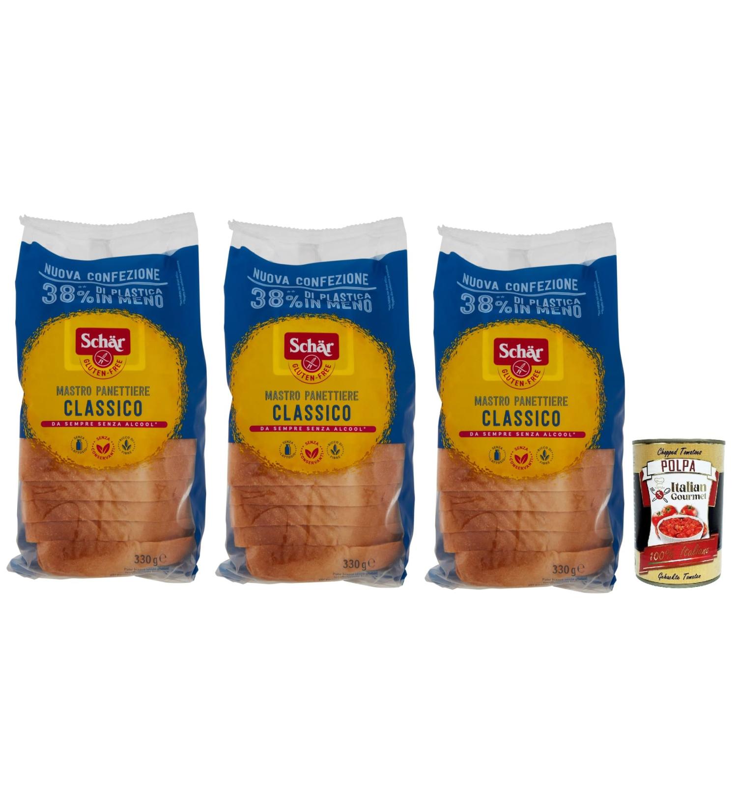 Sch r Classico del Mastro Gluten-free panetticiens Specially formulated for humans against gluten 3 x 330 g - Buy Online on GoSupps.com