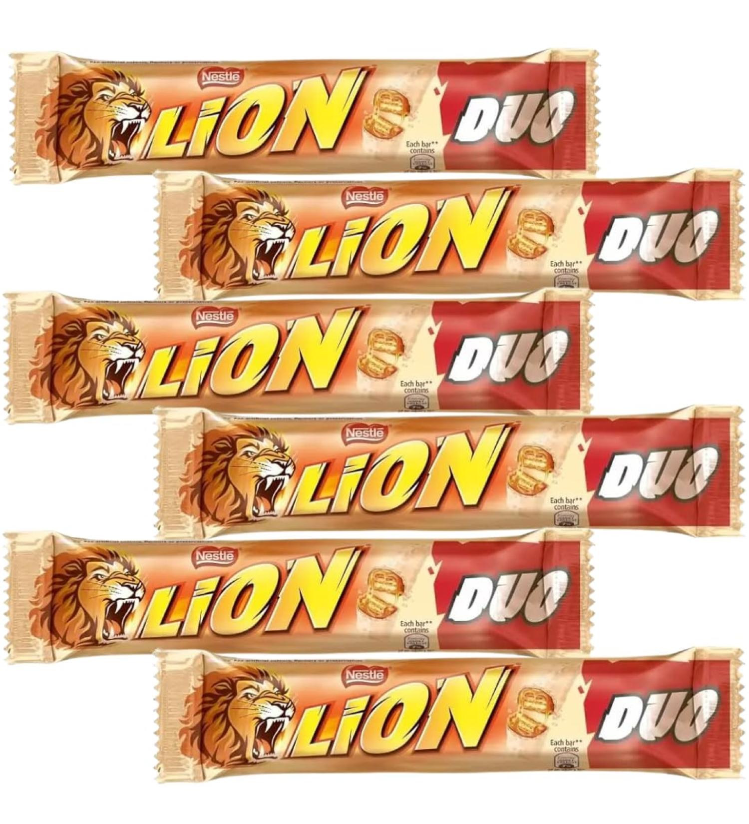 White Chocolate Bundle With Lion White Chocolate Duo Bar 60g (7 Pack)