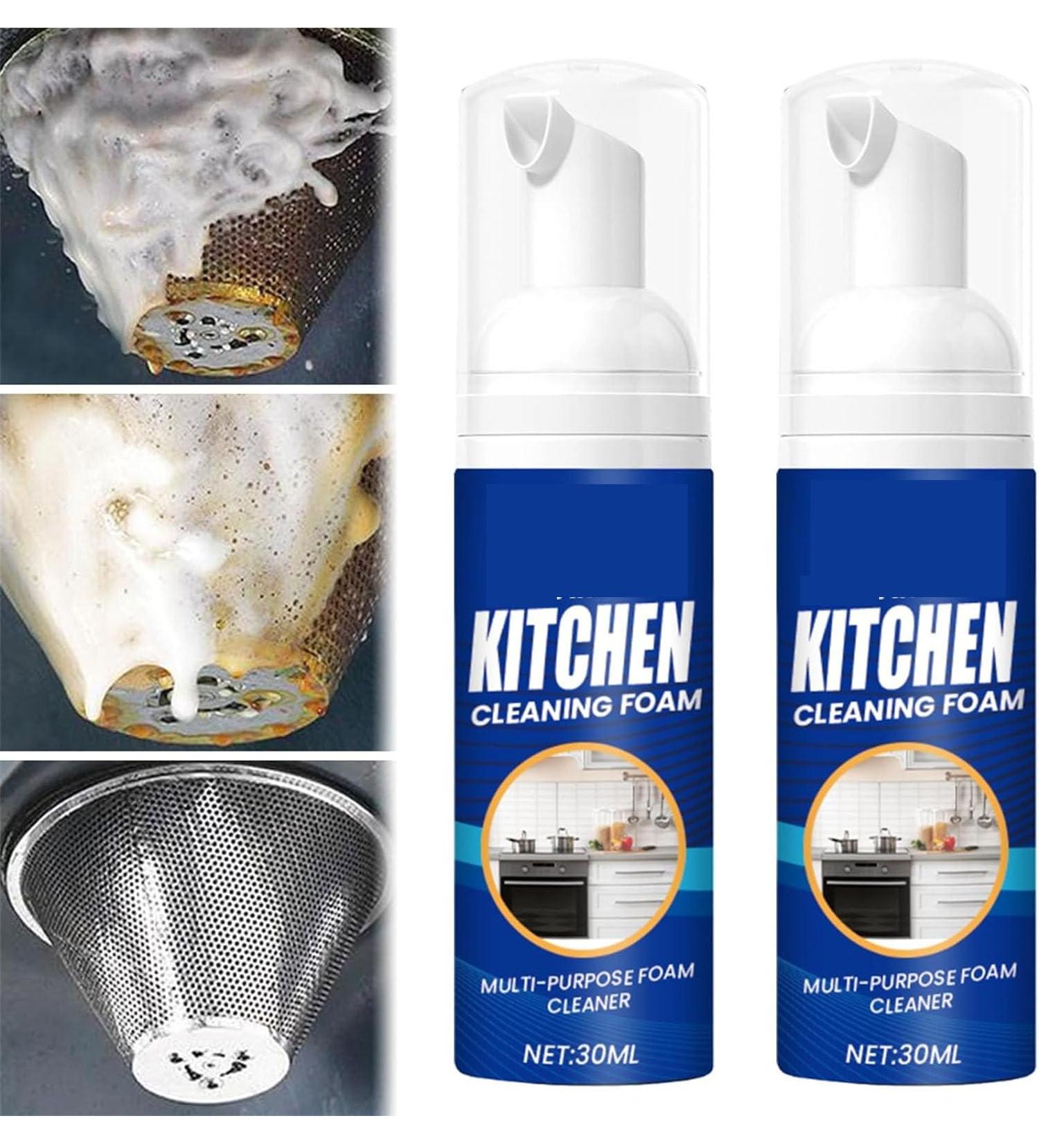 Japanese Multi-Purpose Cleaner Spray Kitchen Foam Cleaner All-Round Kitchen Cleaning Foam Multi-Purpose Foam Cleaner Multifunctional Oil Stain Remover Clean Grease (2 Pcs) - Buy Online on GoSupps.com