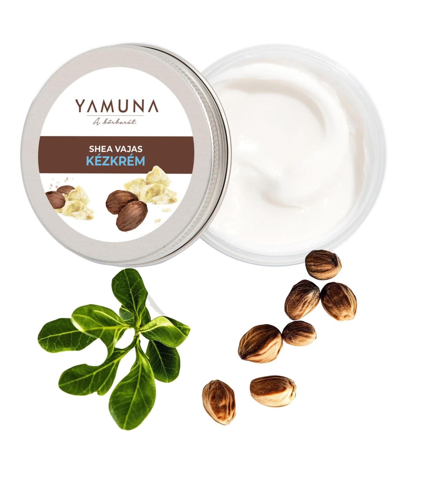  YAMUNA NATURAL BEAUTY Yamuna Shea Butter Hand Cream - Natural Cosmetics from Hungary - Helps tired hands - 100% pure natural - Buy Online on GoSupps.com