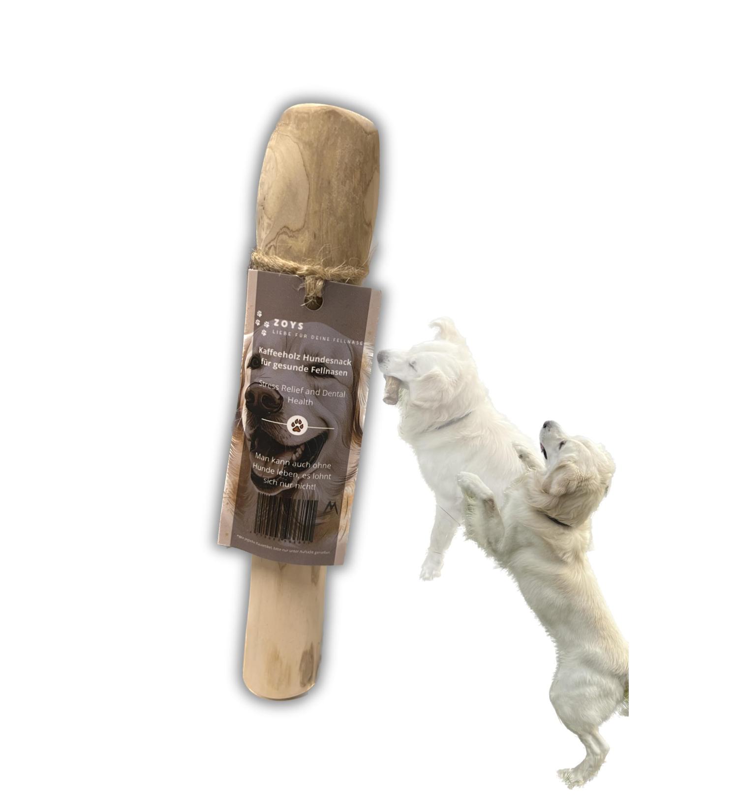 Zoys Coffee Wood Chewing Bones for Dogs - Size M (7-15kg) | Dental Care & Sustainable Employment | Durable & Safe Dog Accessories - Buy Online on GoSupps.com