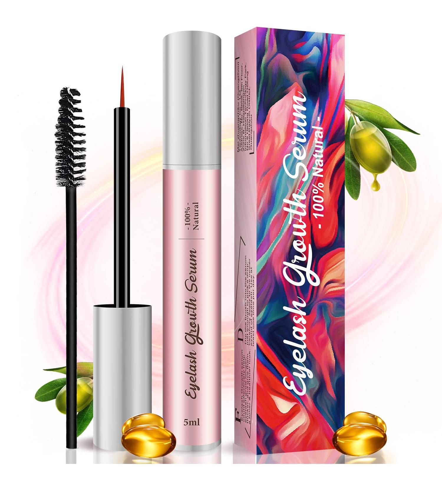 S Rum De Croissance Des Cils Lash Serum Professionnel De Croissance Des Cils Et Des Sourcils Nouvelle Formule S Rum De Croissance Des Naturels Pour La Croissance-5ML - Sans Irritation - Buy Online on GoSupps.com