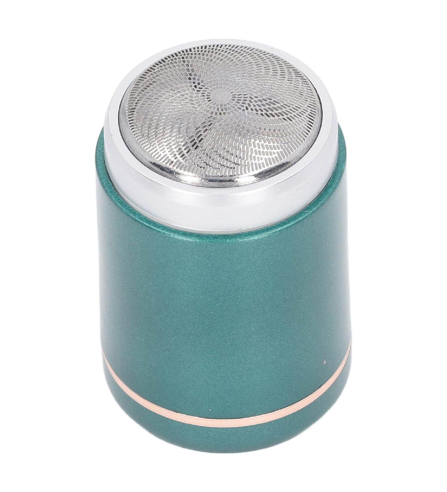 Electric Beard Trimmer Mini Beard Trimmer USB Charging ABS Aluminum Alloy Portable 3W LED Indicator for Home (Green) - Buy Online on GoSupps.com