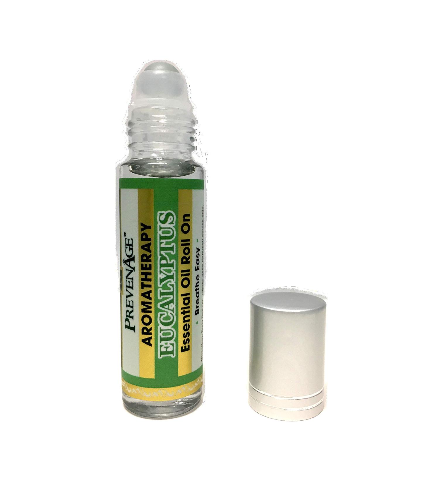 Best Eucalyptus Essential Oil Roll-On 10 mL | Prevenage - Soothing Aromatherapy for Wellness - Buy Online on GoSupps.com