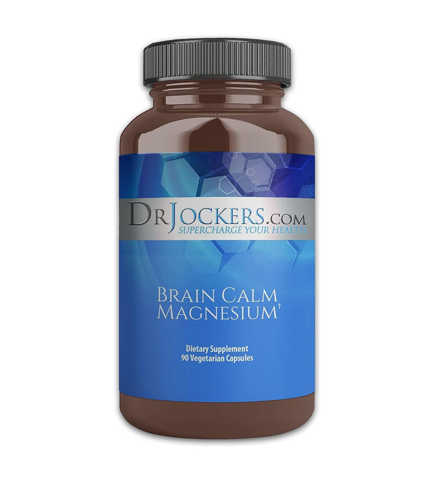 Dr. Jockers Brain Calm Magnesium - Natural Stress Relief Supplement - Buy Online on GoSupps.com