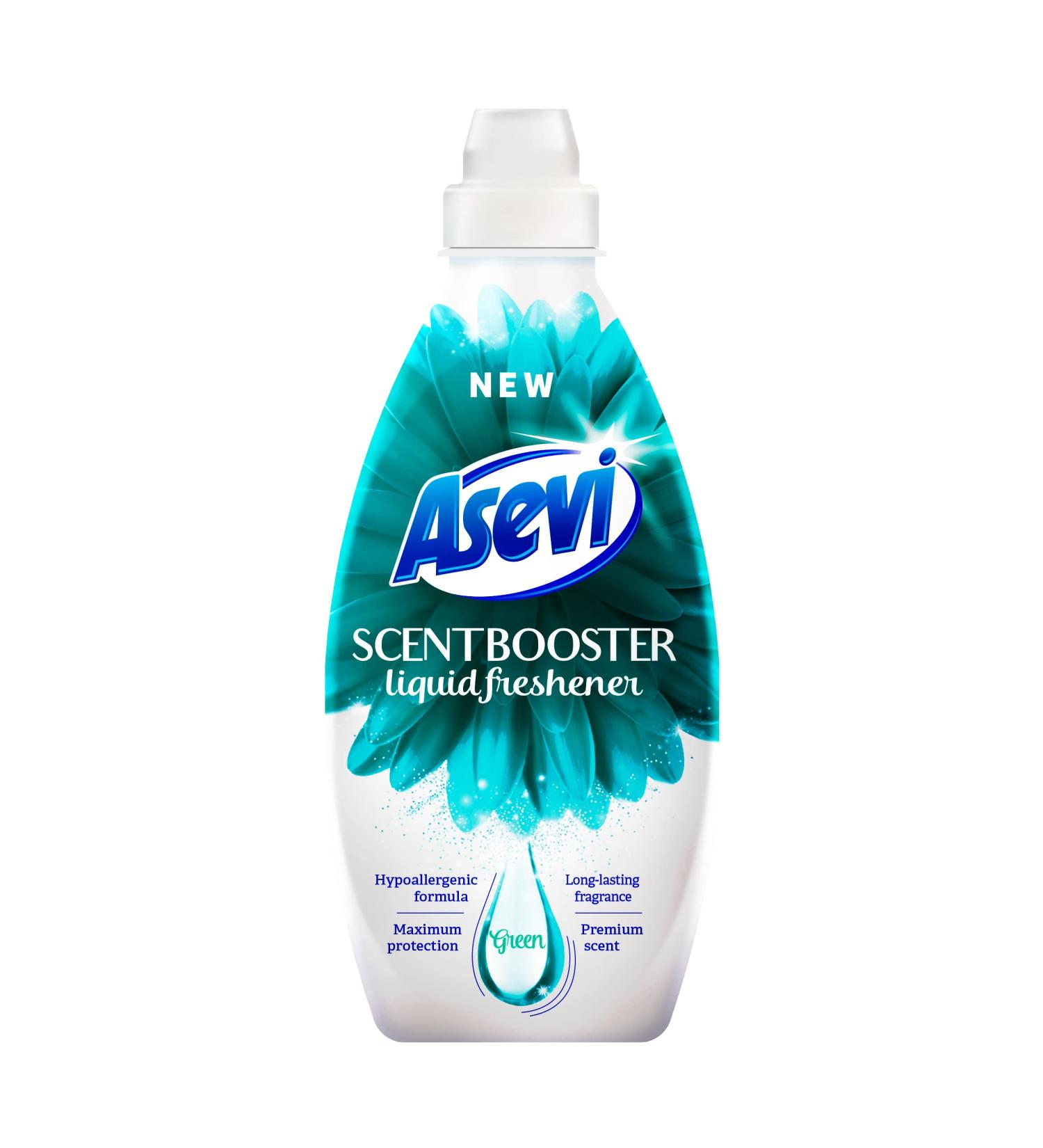 Asevi Liquid Laundry Freshener - In Wash Scent Booster 720ml - 36 Washes - Green - Buy Online on GoSupps.com