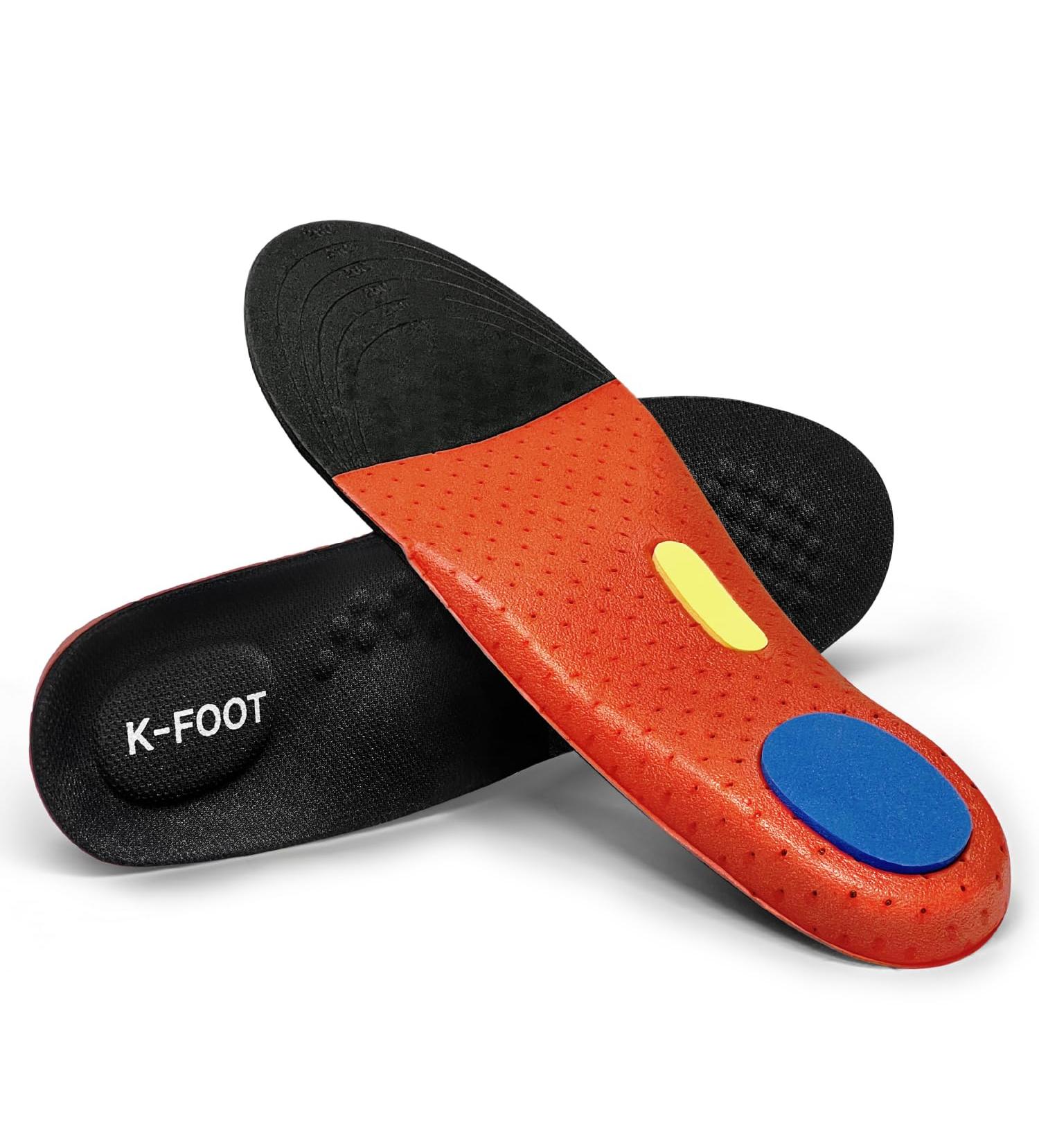 Dual Sera Foam Arch Pad Insoles for Extreme Arch Support | Reflexology Insoles for Enhanced Foot Circulation - Black (230-280 - Buy Online on GoSupps.com