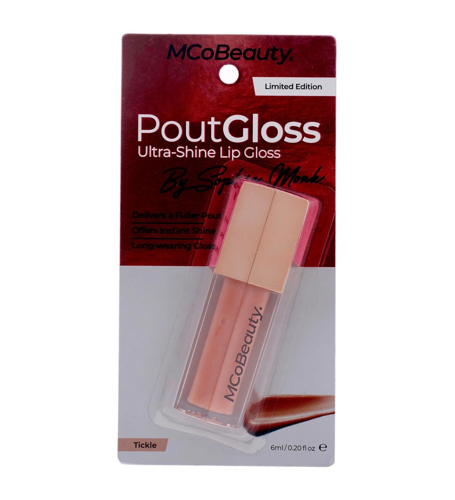 McObeauty Pout Gloss by Sophie Monk - Ultra Shine Lip Gloss for Fuller Pout Long-Lasting Shine Nourishing & Soft 6 ml - International Shipping Available - Buy Online on GoSupps.com