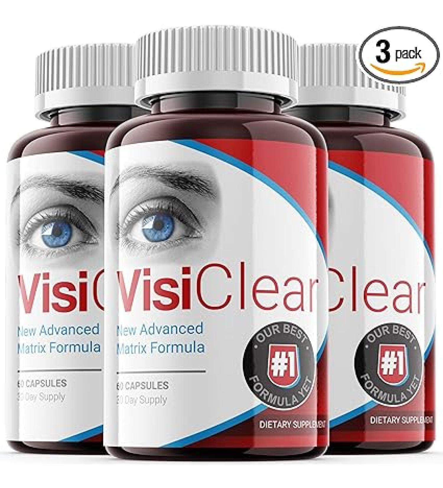 Visiclear Ultra: Advanced Eye Health Formula - 3 Pack (180 Capsules) - Buy Online on GoSupps.com
