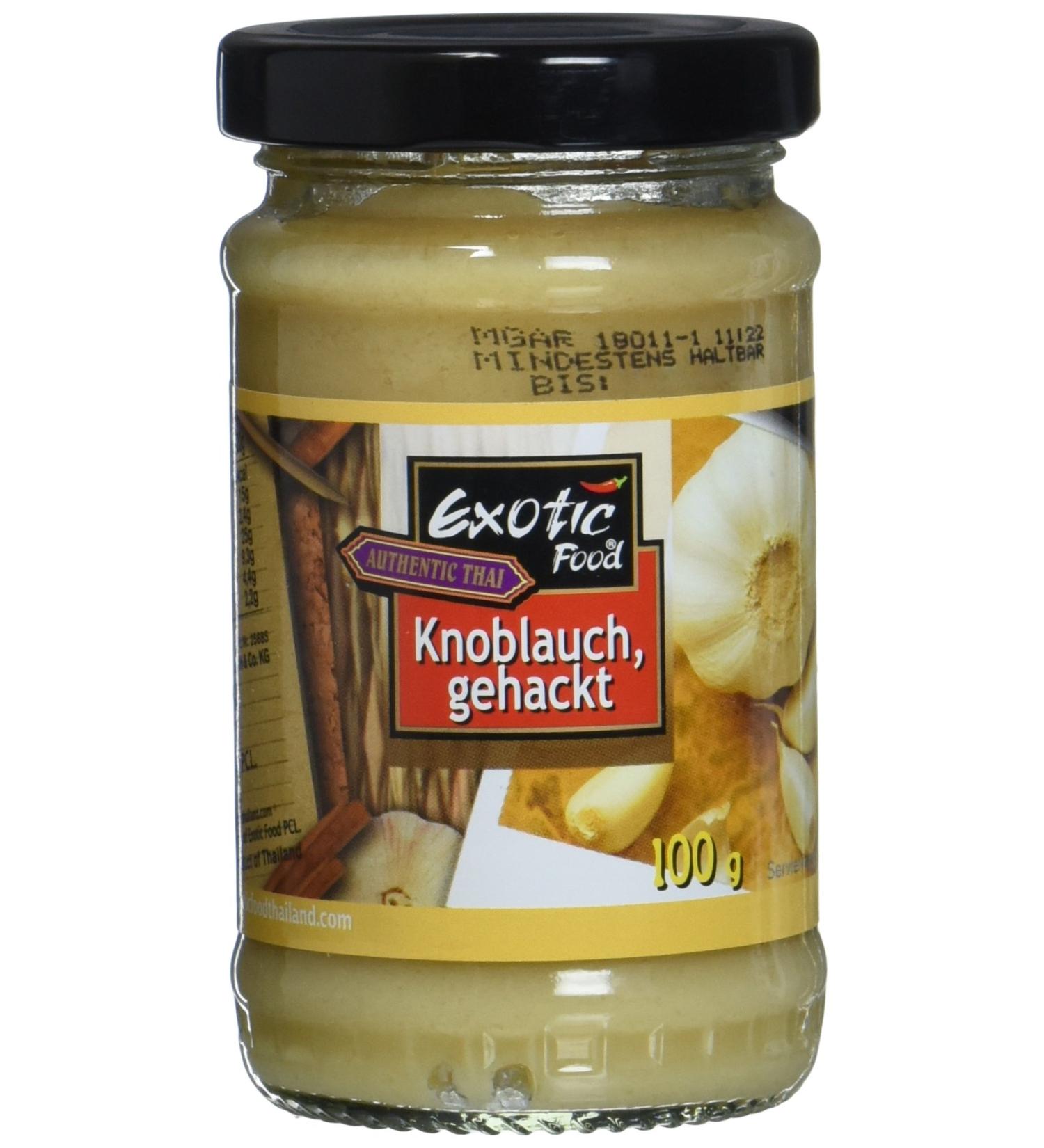 Buy Exotic Food Garlic in Soybean Oil - 6 x 100g Pack | Premium Quality International Shipping - Buy Online on GoSupps.com
