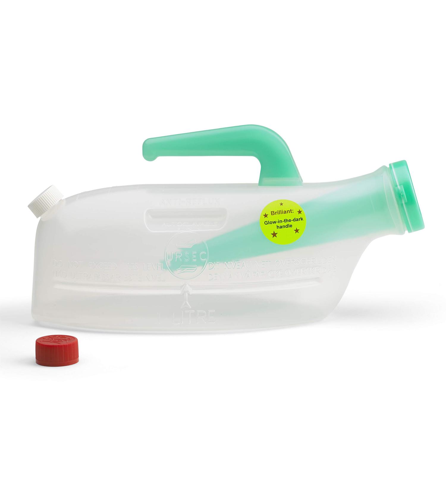 URSEC Male Urinal: Spill-Proof, Anti-Reflux for Elderly, Disabled & Therapeutic Needs - Buy Online on GoSupps.com