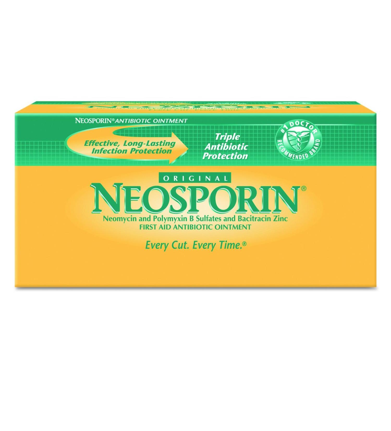 Neosporin 512376900 Antibiotic Ointment.031 oz. Capacity Packet (Pack of 144) Yellow