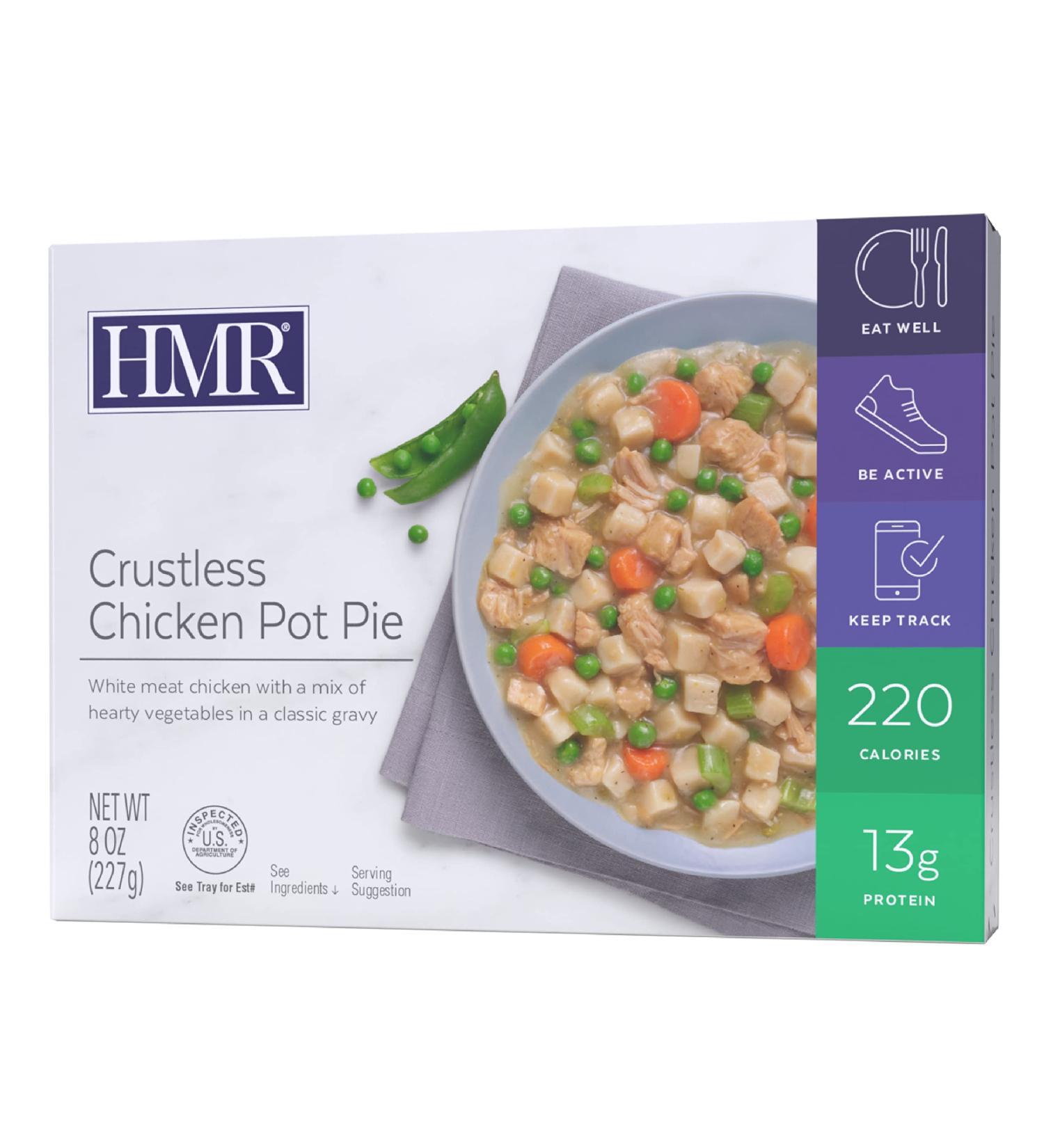 HMR Crustless Chicken Pot Pie Entree - 8 oz. Servings (Pack of 6) - Buy Online on GoSupps.com