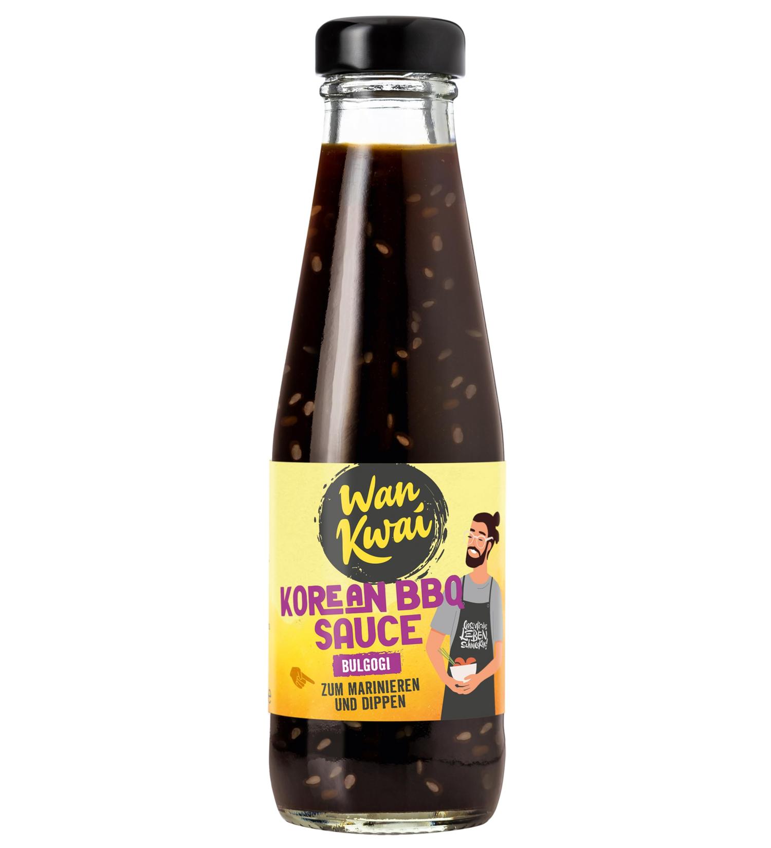 Buy Wan Kwai Korean BBQ Sauce 6 x 200ml - Authentic Korean Flavor for Marinating & Dipping - Bring Korean Flair Home - Buy Online on GoSupps.com