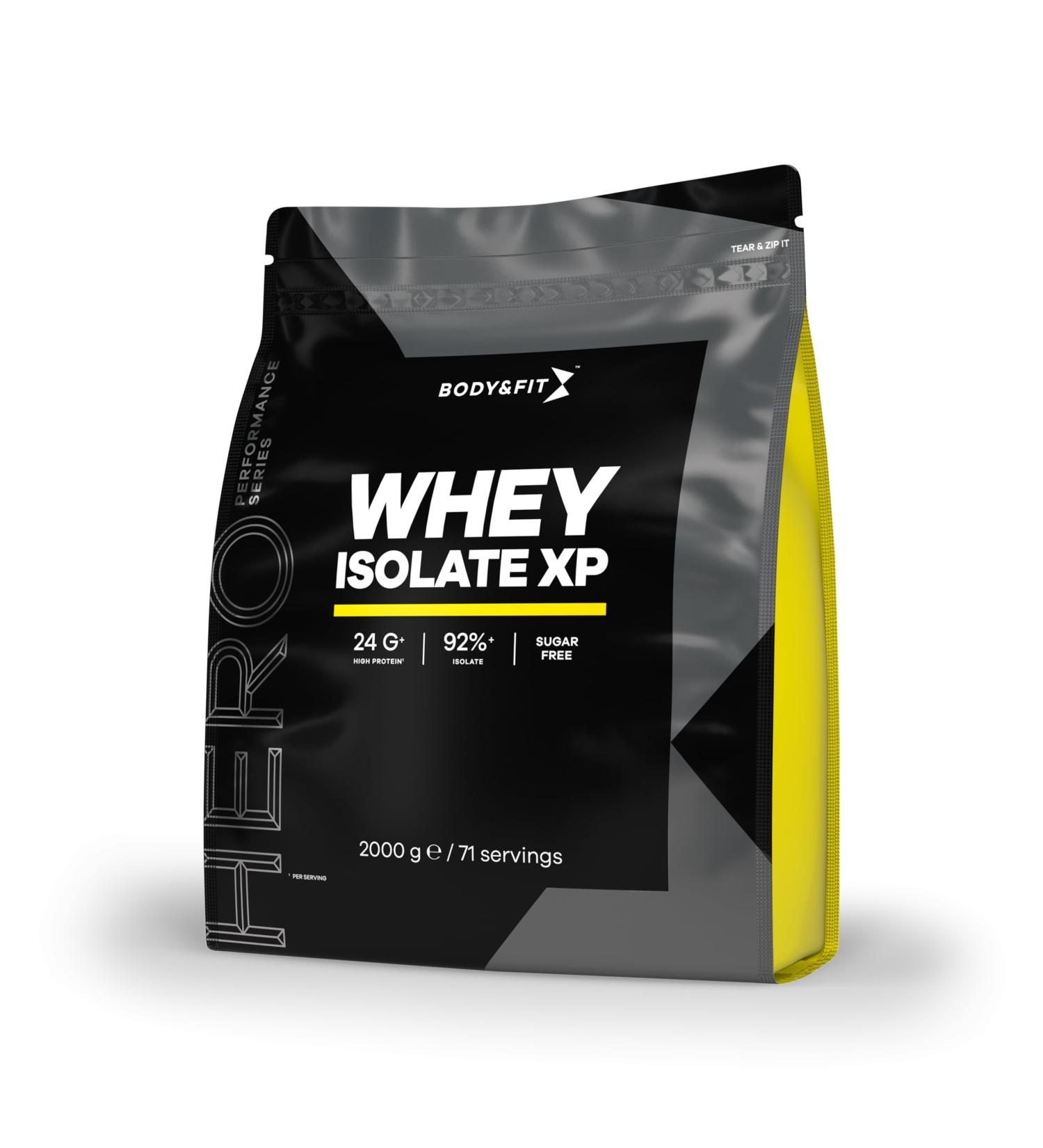 Body Fit Body&Fit Whey Isolate XP Highquality Protein shake for muscle growth and recovery Banana 2000 grams - Buy Online on GoSupps.com