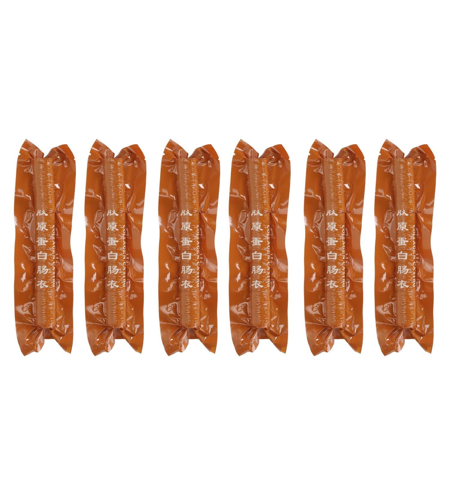 WOHPNLE 2pcs Sausage Casings 21mm Sausage Casings Skins Collagen Casings Skins Dry Sausage Casing for Fresh Sausage Smoked Sausage - Buy Online on GoSupps.com