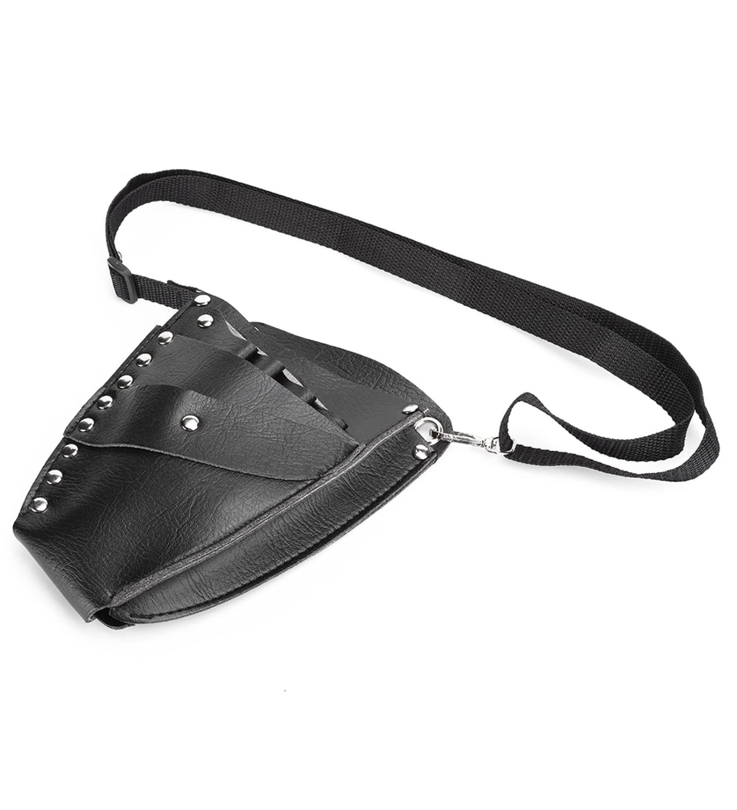 Hairdresser Scissor Bag Barber Waist Pouch Multi Functional with Scissors Holders for Professional Salon Use - Buy Online on GoSupps.com