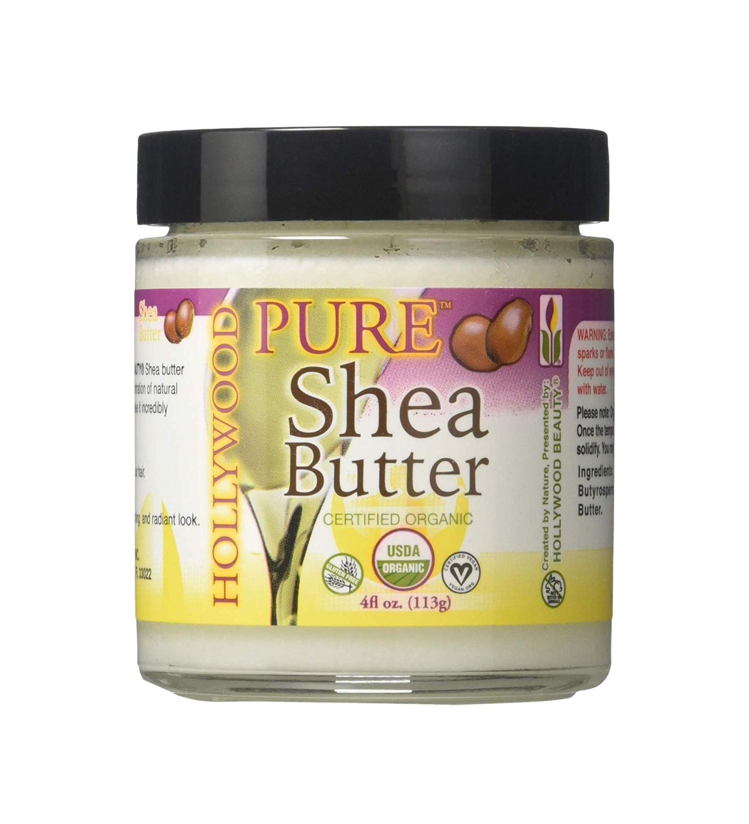 Buy Hollywood Beauty Pure Shea Butter 4oz - Natural Moisturizer for Skin & Hair | International Shipping Available - Buy Online on GoSupps.com