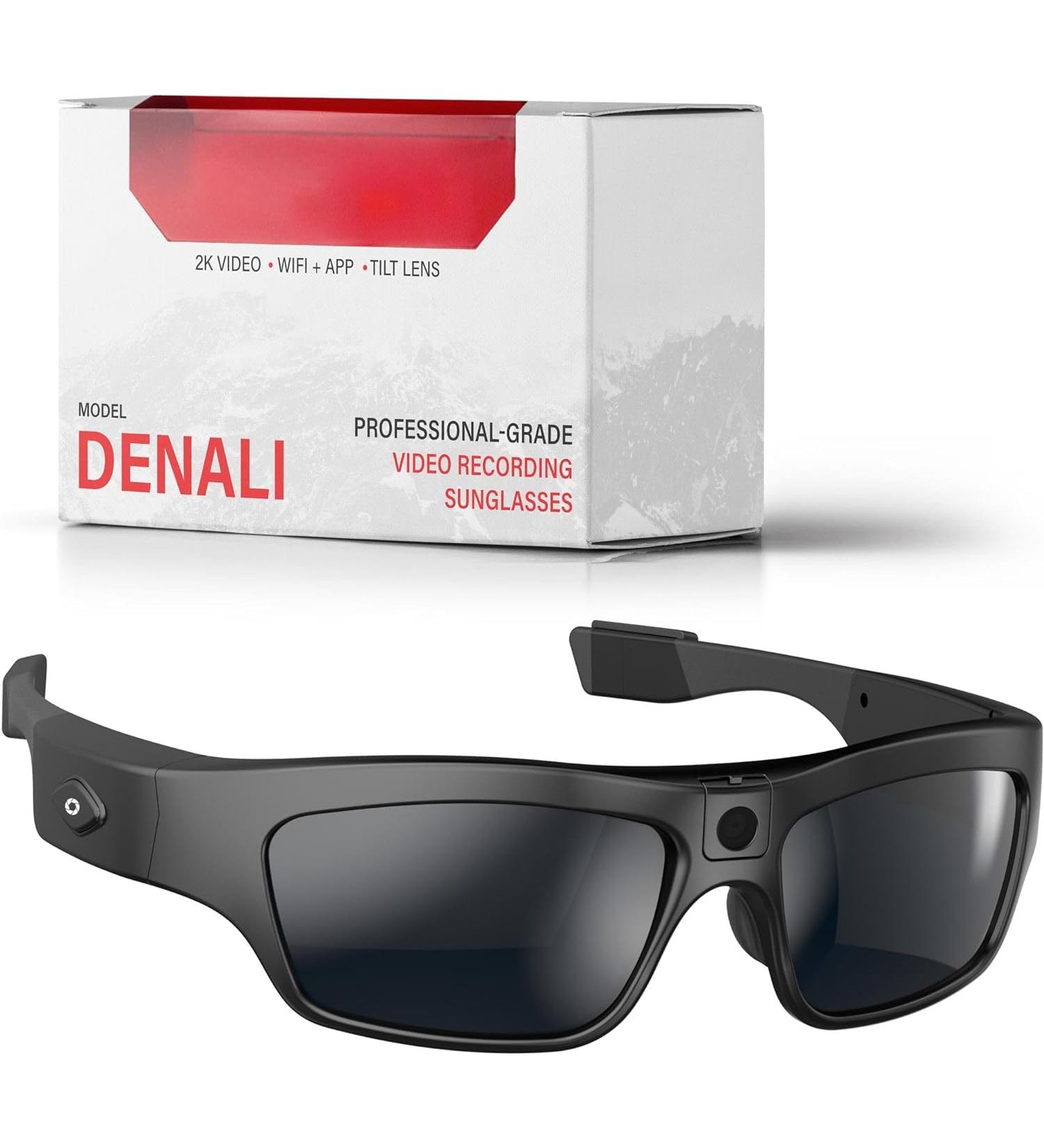 iVue Denali 2K/1080P HD Camera Glasses | Sport Sunglasses DVR | 120FPS | Black - Buy Online on GoSupps.com