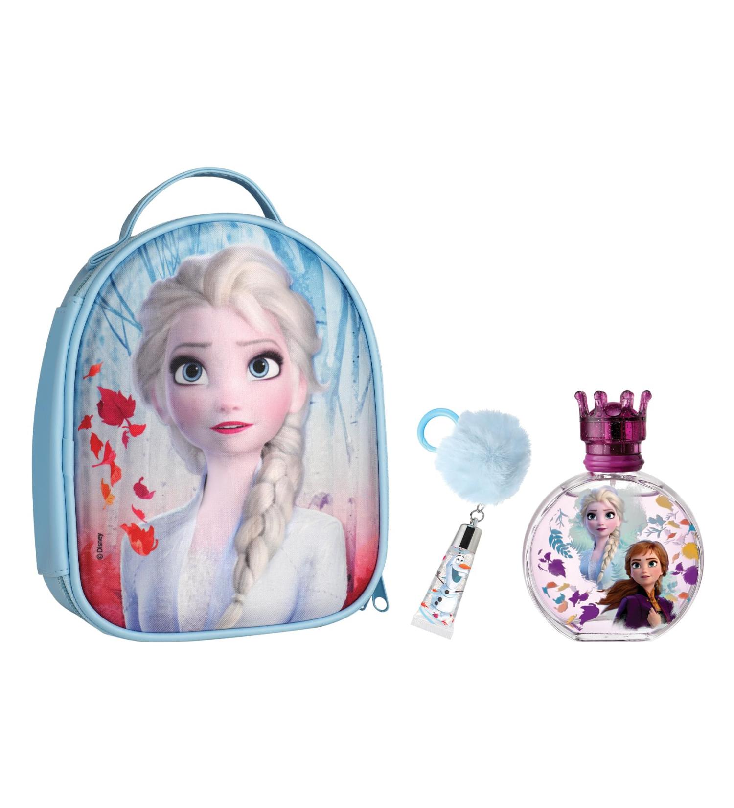 Frozen II 3.4 oz 100 ml EDT Plus Lip Gloss Zip Bag Gift Set - Buy Online on GoSupps.com