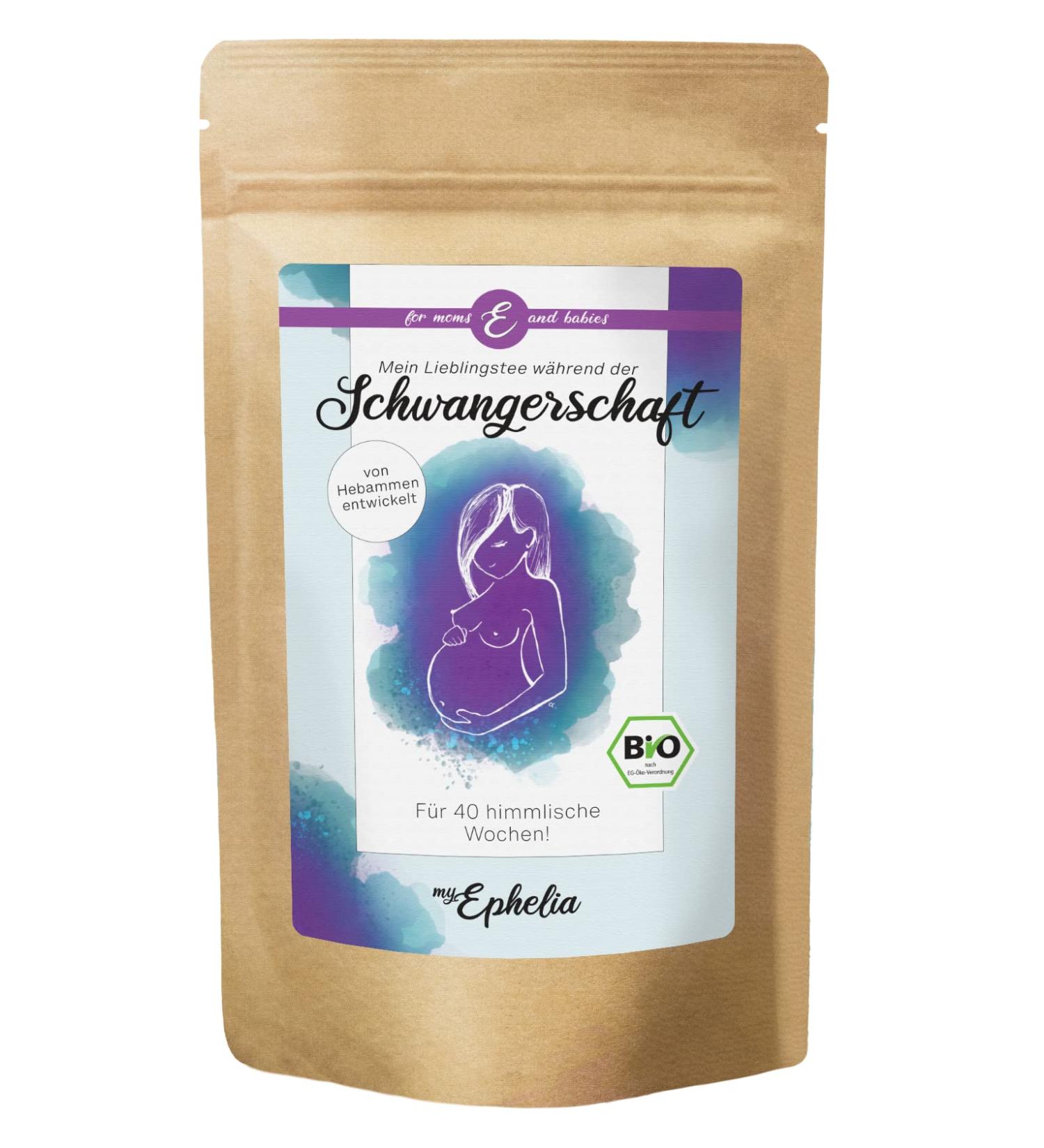 Myephelia Pregnancy Tea | Organic Women's Mantle & Milissal Leaves | Midwife Developed | 55 Cups | Nausea Relief & Calming Remedy - Buy Online on GoSupps.com
