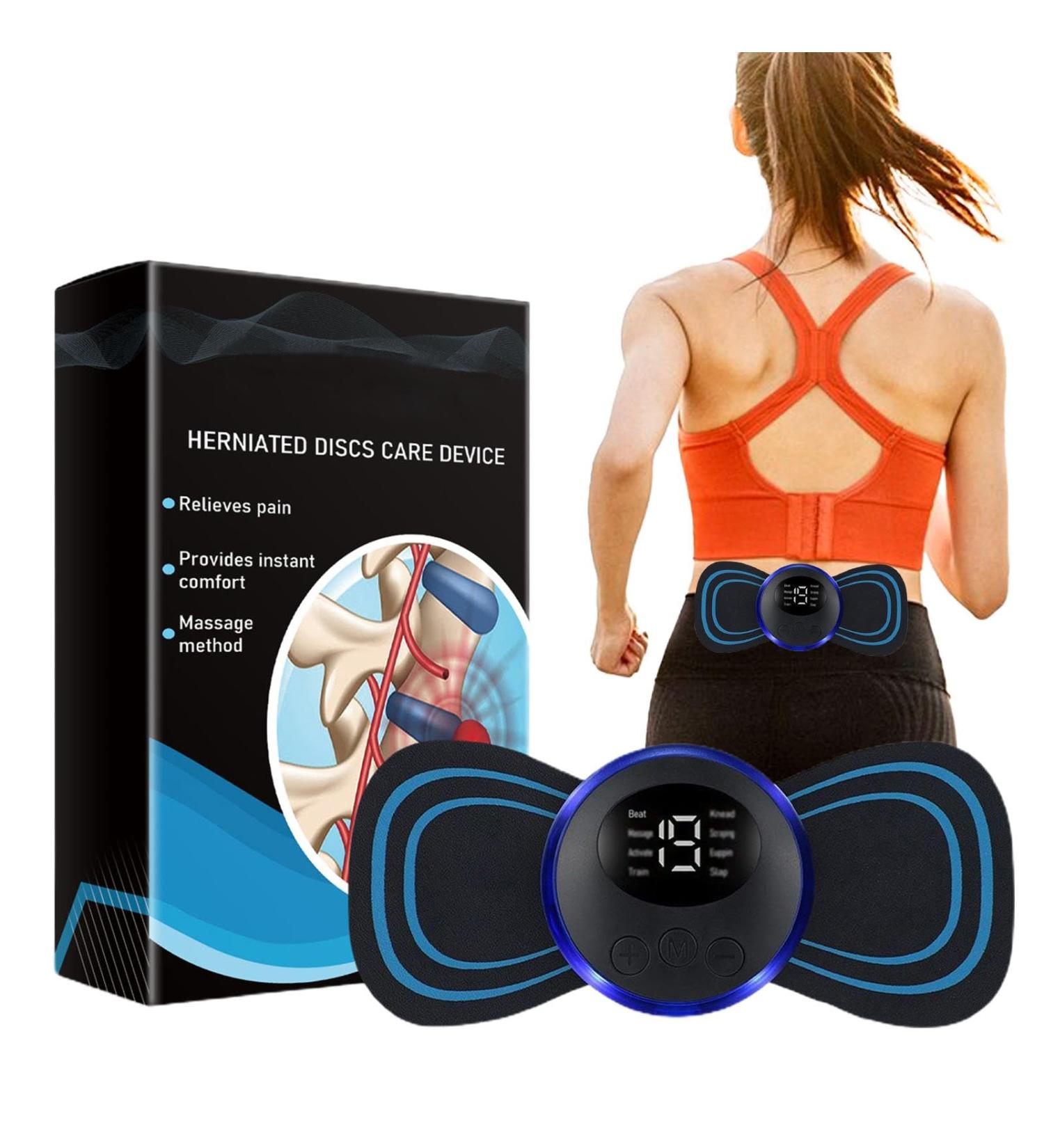 Back Extensor & Massage Device for Lower Back Relief | Lumbar Traction & Herniated Disc Support - Buy Online on GoSupps.com