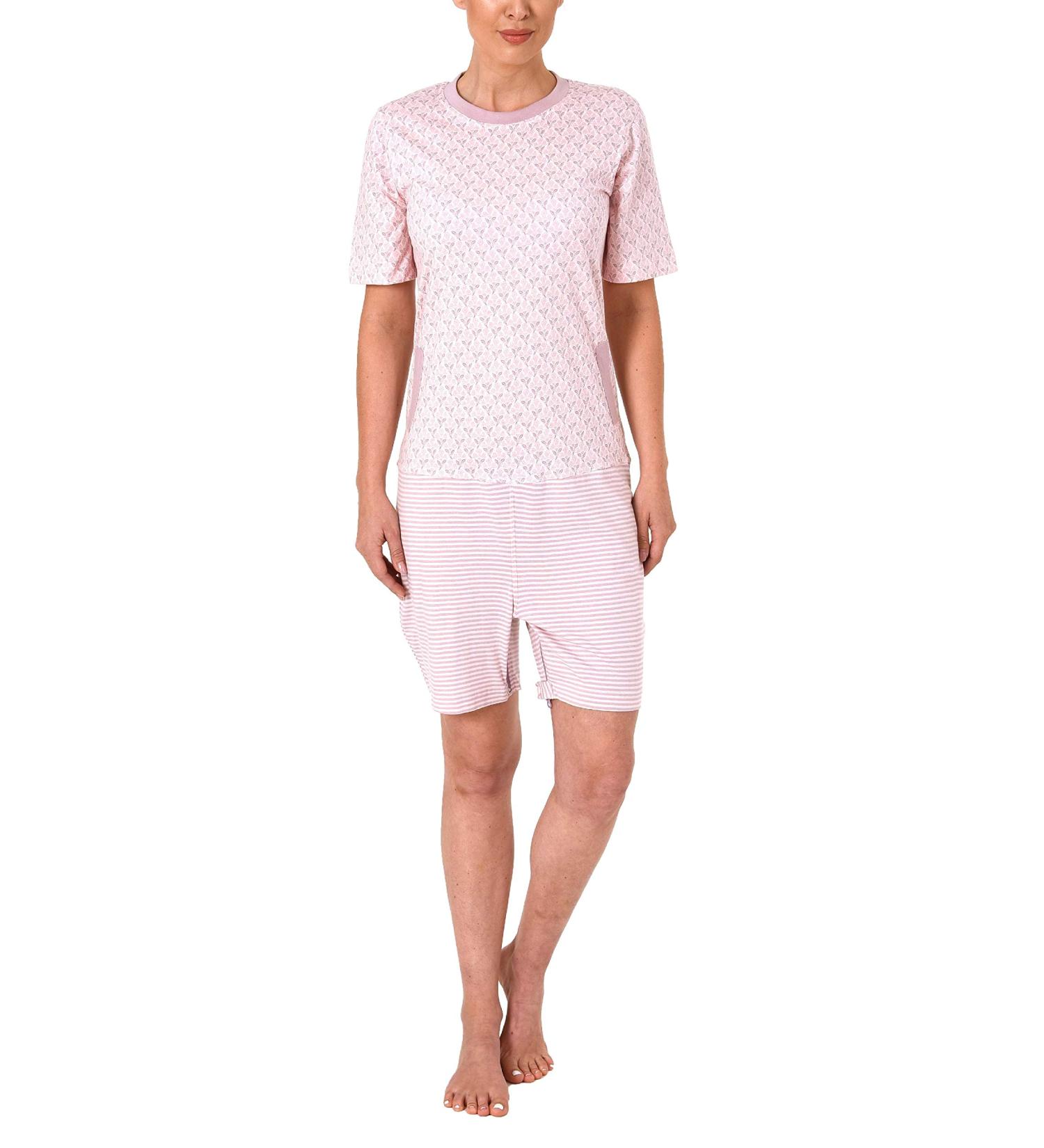 Normann Care Nursing Overall for Women - 1/2 Sleeve Zip Back & Leg - XL Rose | International Shipping Available - Buy Online on GoSupps.com