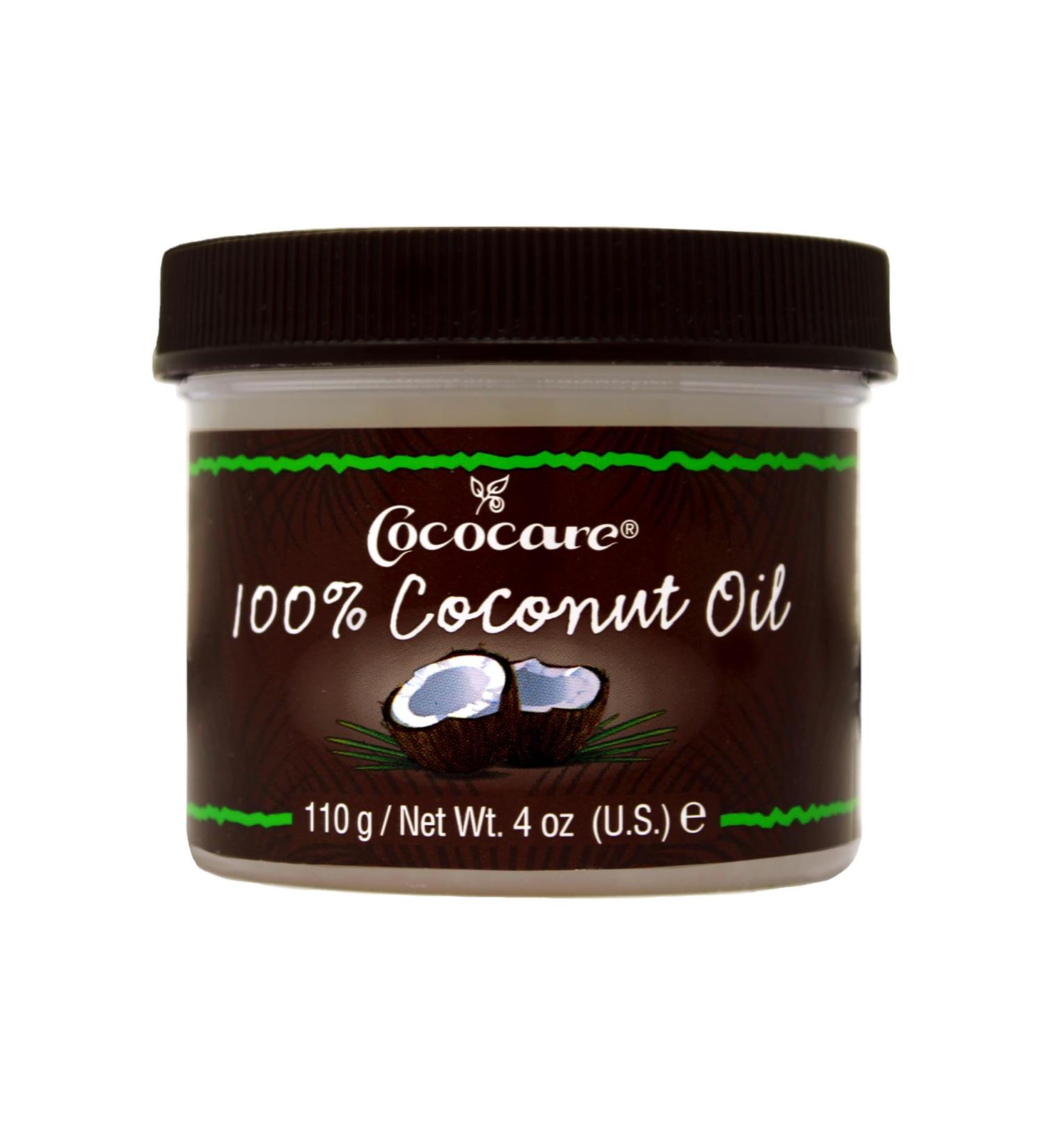 Cococare 100% Pure Coconut Oil - All Natural Coconut Oil for Skin and Hair 4 OZ - Buy Online on GoSupps.com