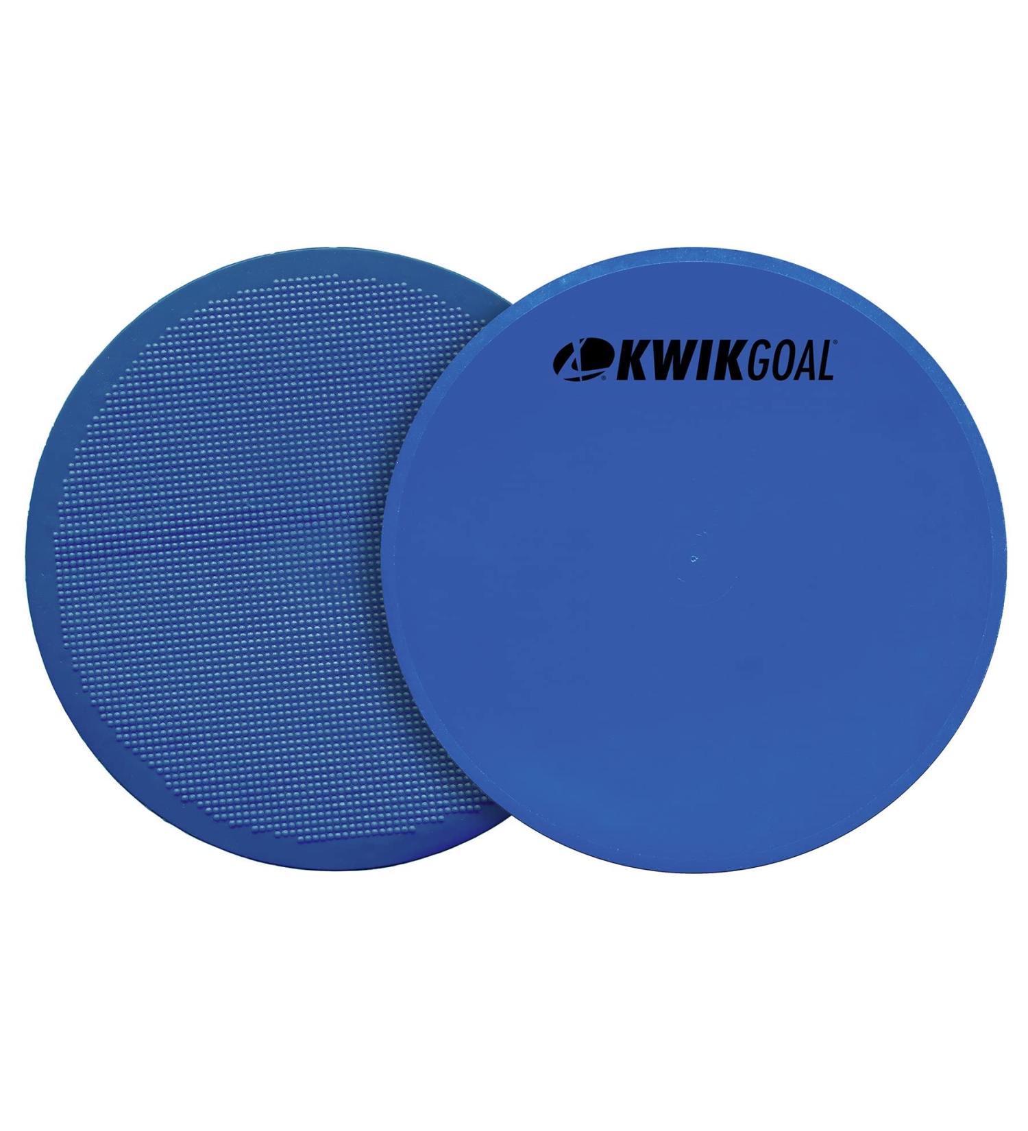 Kwik Goal Flat Round Marker (Pack of 10) - Blue | Premium Quality - Buy Online on GoSupps.com