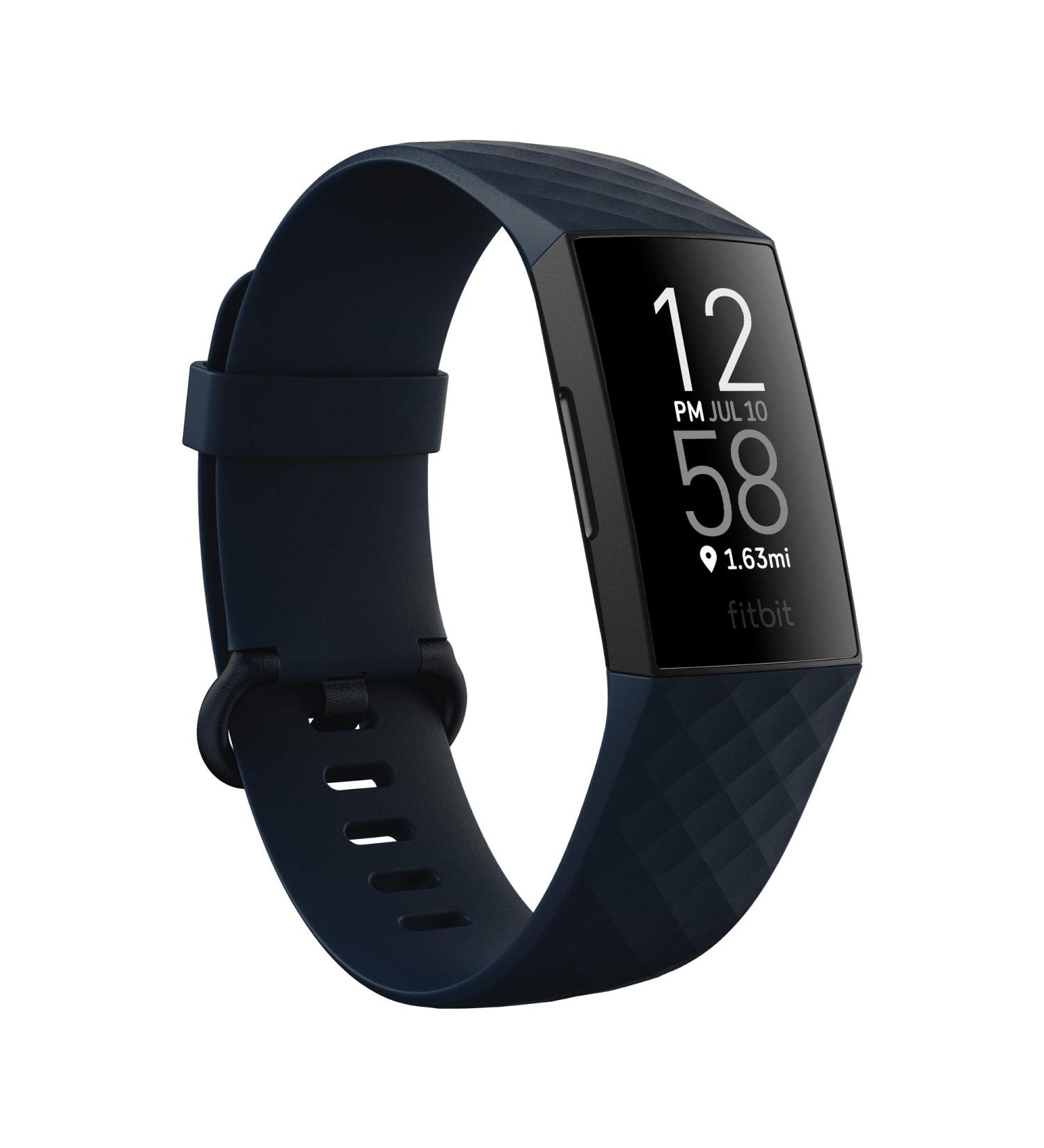 Fitbit FB417BKNV Charge 4 Fitness Wristband - Storm Blue - Buy Online on GoSupps.com