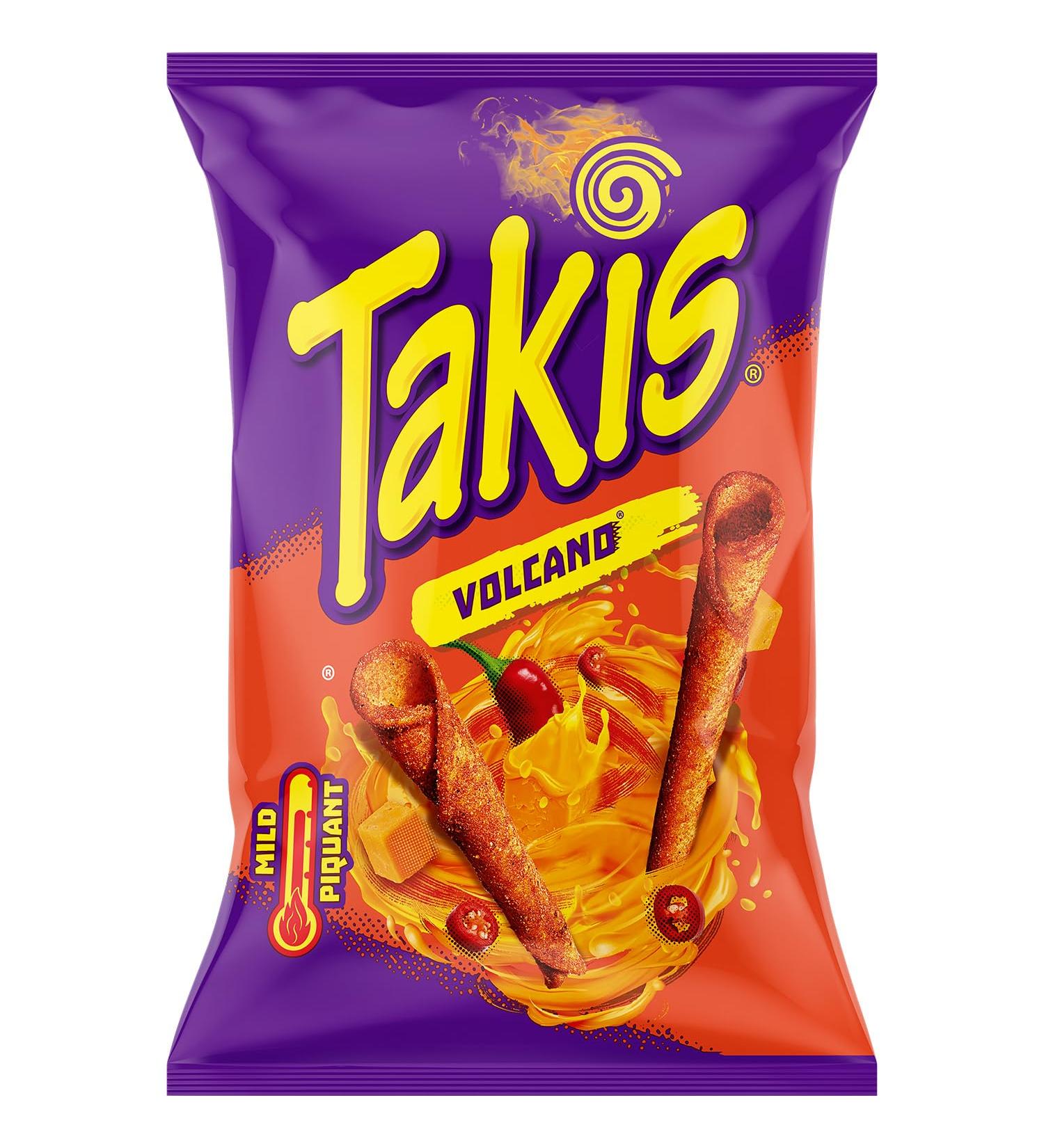  Takis Takis Volcano Pack of 18 rolled tokens (18 x 100 g) - Buy Online on GoSupps.com