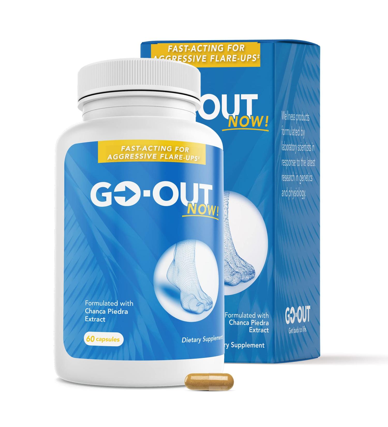 Mt. Angel Vitamins Go-Out Now - Chanca Piedra Stone Breaker Natural Kidney Cleanse & Gallbladder Formula - Stone Free 60 Count Veggie Cap - Buy Online on GoSupps.com