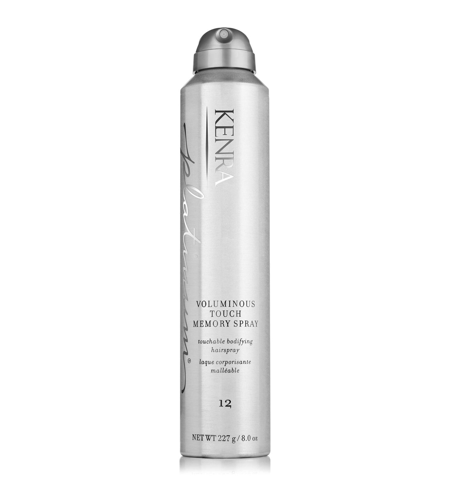 Kenra Platinum Voluminous Touch Memory Spray 12 | Bodifying Hairspray for Lasting Style Memory | Soft, Touchable Volume | 96-Hour Hold | 8 oz - Buy Online on GoSupps.com