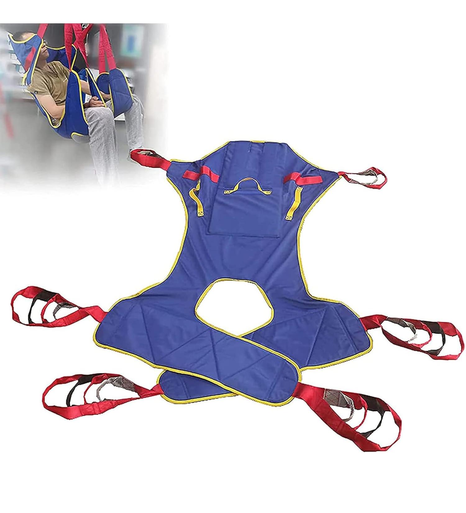 Patient lift transfer sling 6 Adjustable sling straps Reusable patient lifting sling Generic full body patient lift for the elderly - Buy Online on GoSupps.com