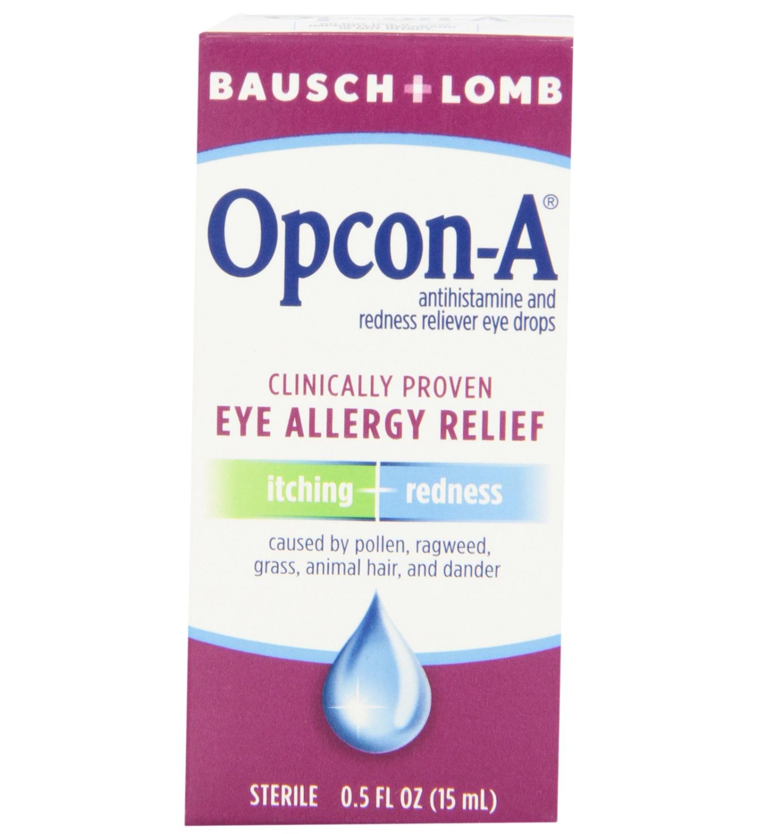 Bausch & Lomb Allergy Eye Drops 15mL - Itch & Redness Relief Formula - Buy Online on GoSupps.com