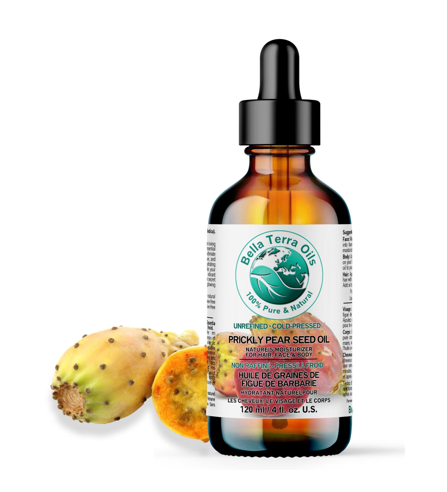 Prickly Pear (Cactus) Seed Oil. 120ml. 100% Pure. Cold-pressed. Unrefined. 150% more Vitamin E than Argan Oil! Lightweight. Natural Moisturizer. 120 ml (Pack of 1) - Buy Online on GoSupps.com
