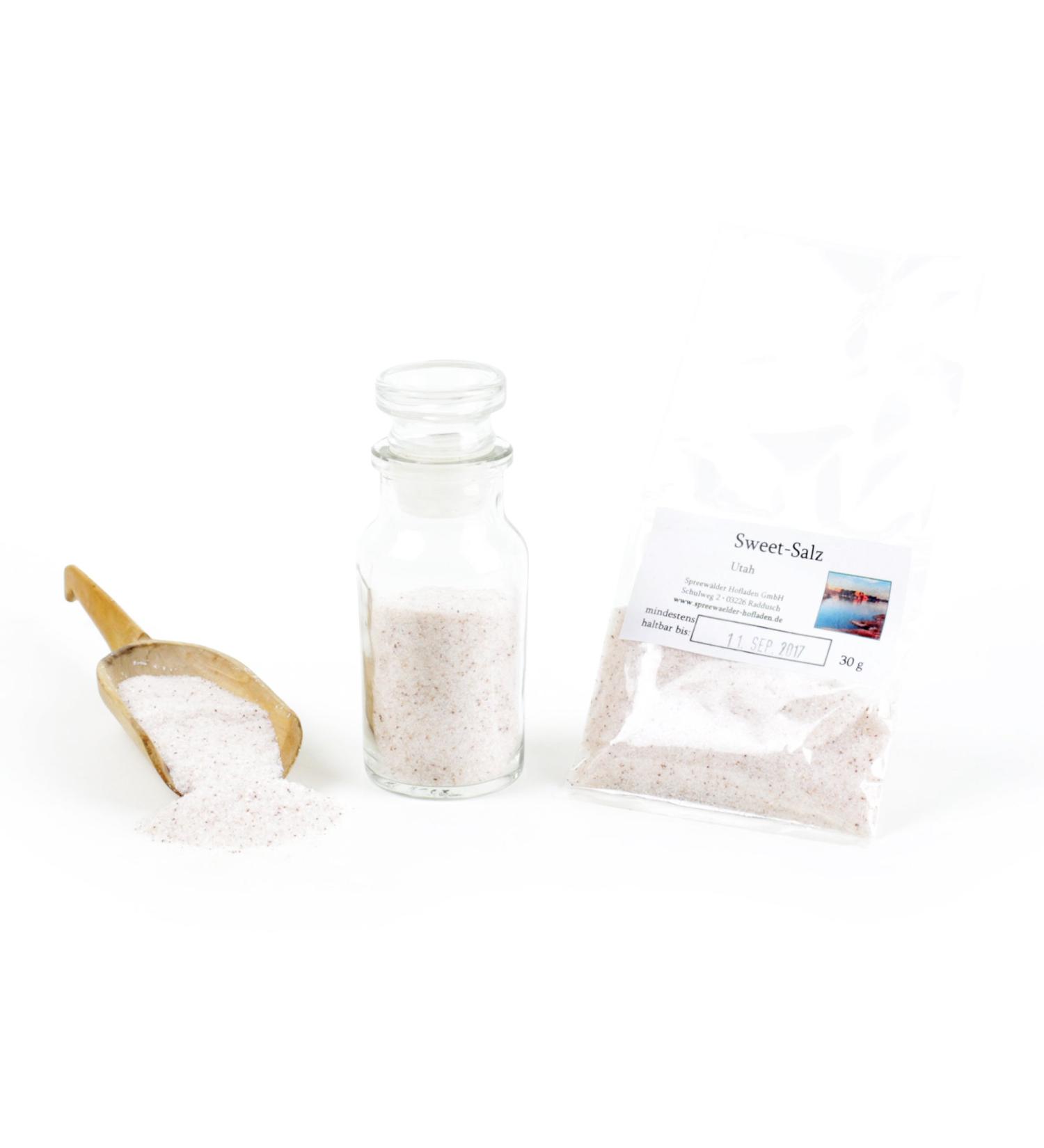  Feine W rze Sweet Salz Utah Sweet Salt USA Steak Salt Bacon Salt Gourmet Pink Salt Finger Salt Stone Salt Gluten Free 30g (Fine) - Buy Online on GoSupps.com