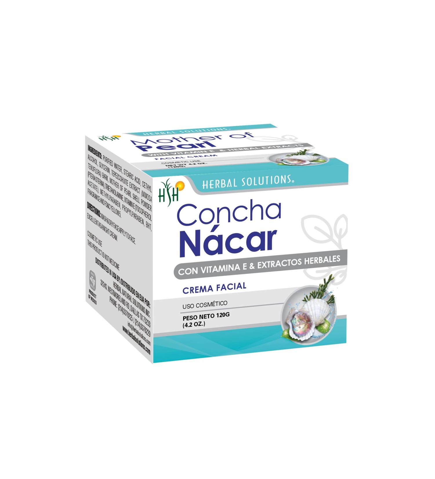 Herbal Solutions Health Natural Face Cream with Tepezcohuite Facial Moisturizer for Radiance Tone & the Appearance of Dark Spots & Scars 120 g