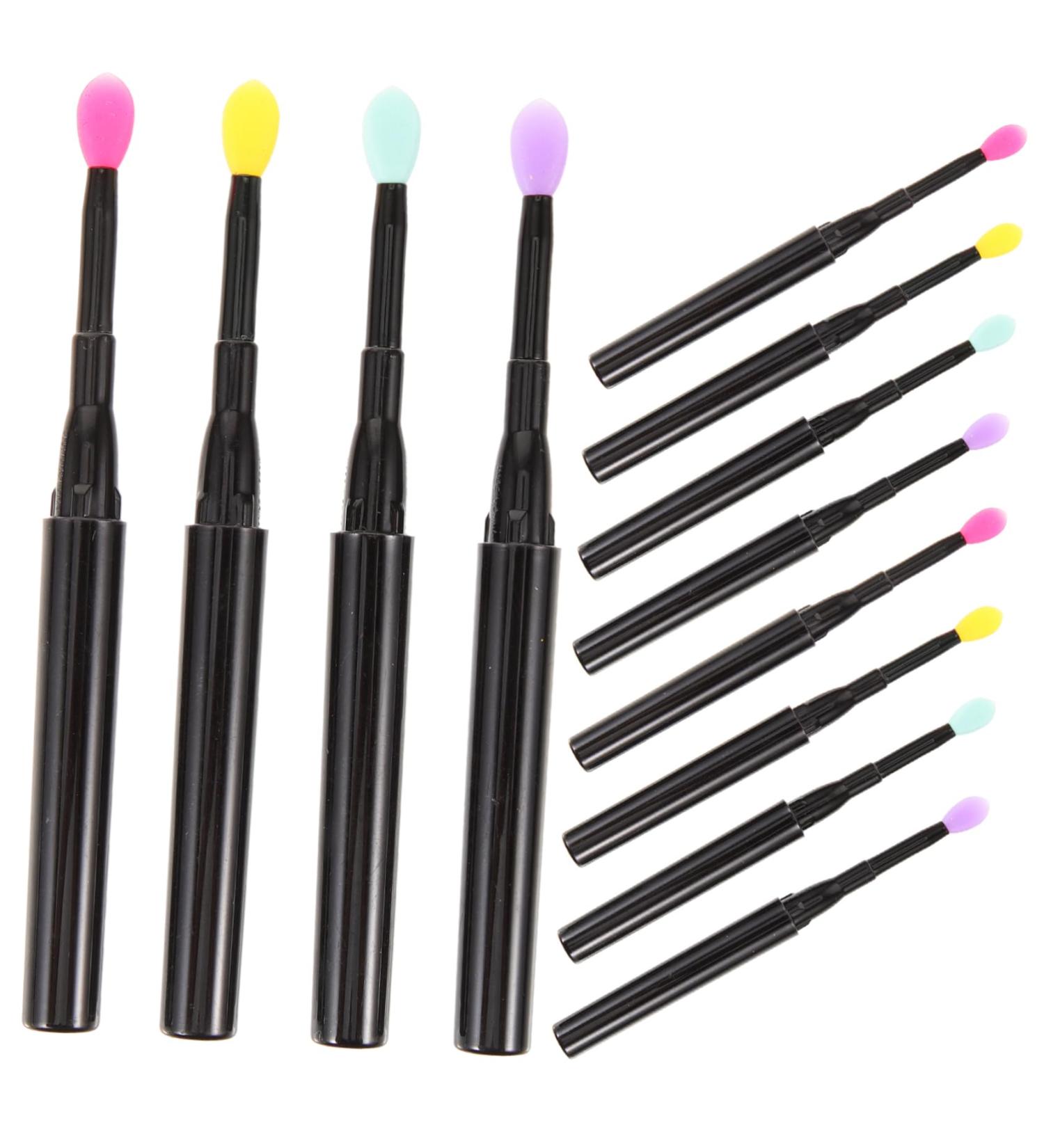 Baluue 12pcs Makeup Eyebrow Brush Silicone Makeup Brush Lip Tints Brush - Buy Online on GoSupps.com