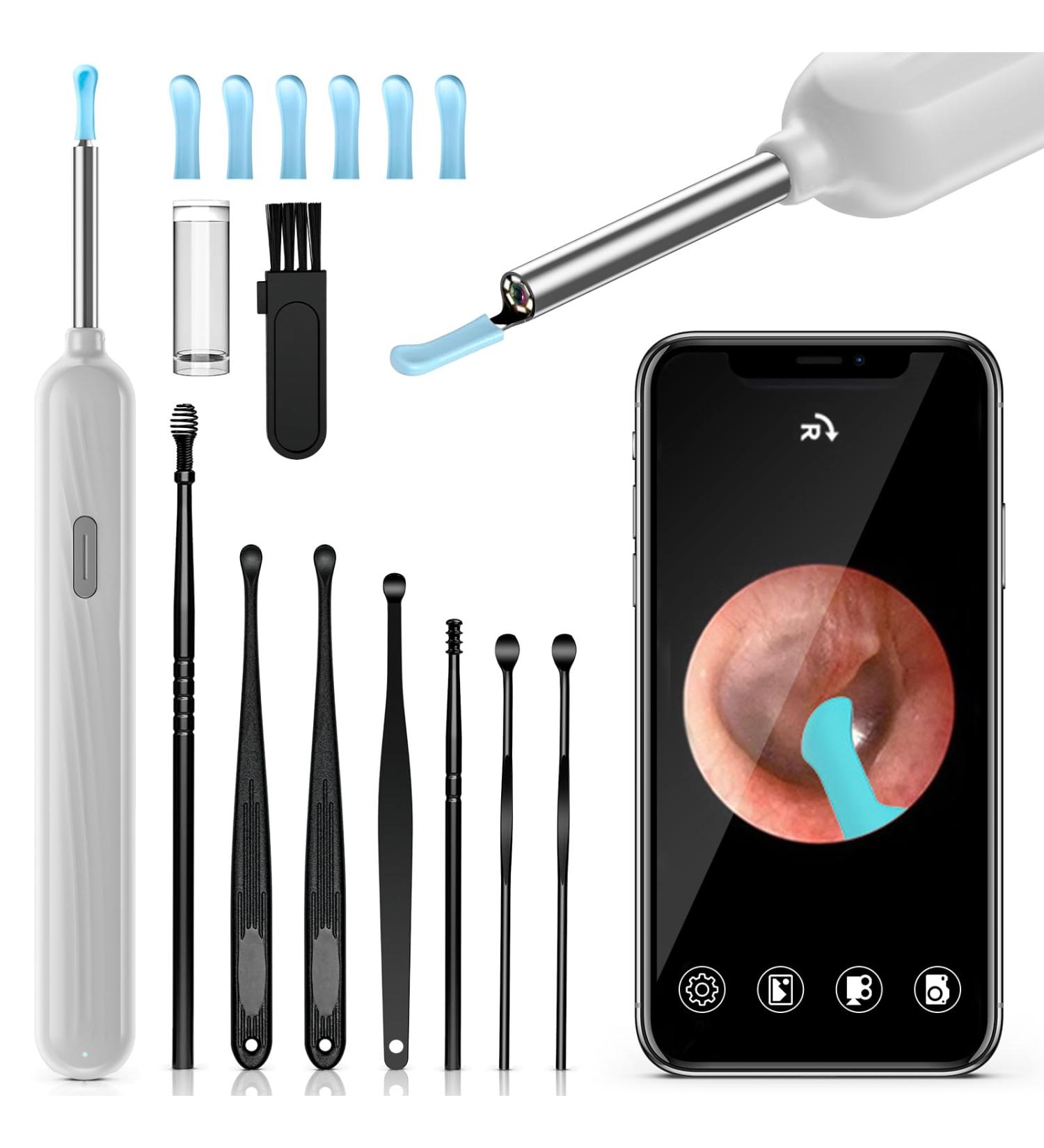 Buy Earwax Remover Otoscope - WIFI Ear Cleaner with HD Camera & 360 Wide Angle for iPhone iPad & Smartphones - International Shipping Available - Buy Online on GoSupps.com