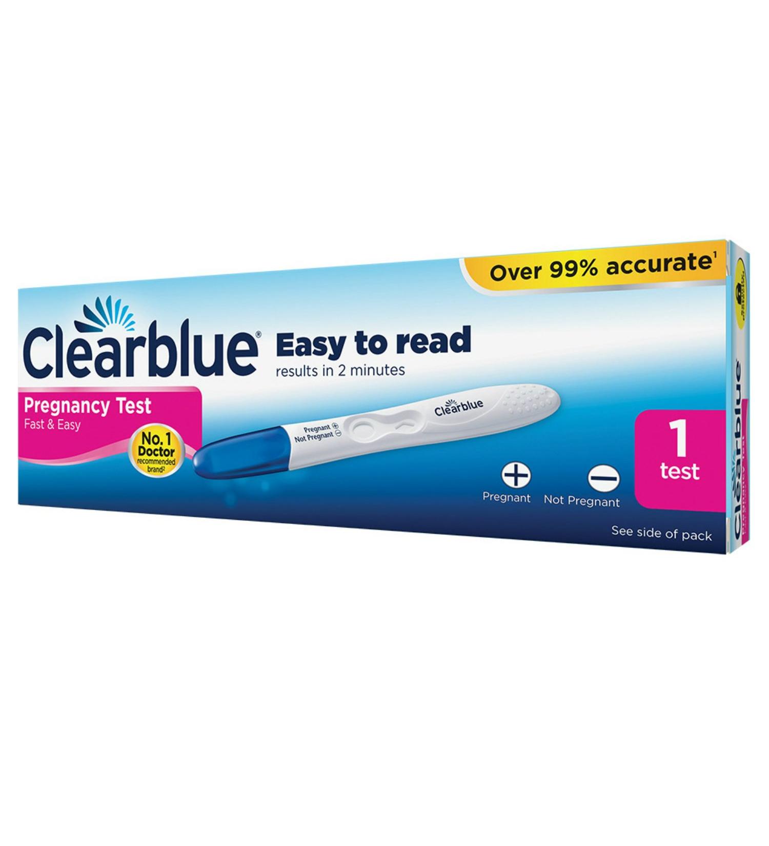 Clearblue Pregnancy Test - Quick & Easy Results in 2 Minutes - Accurate Test for Early Detection - Buy Online on GoSupps.com