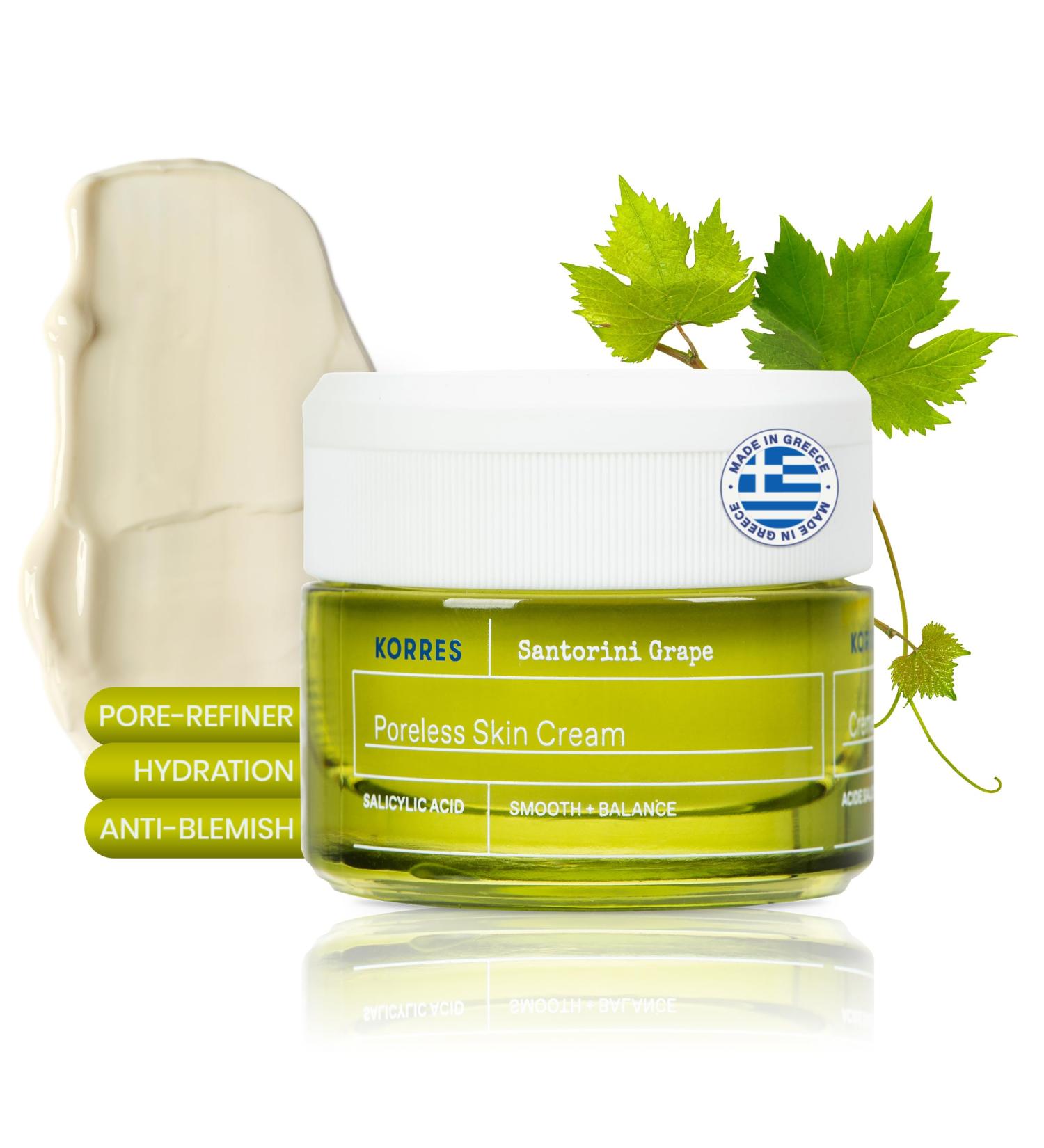 KORRES Santorini Grape Poreless Skin Cream 1.35 fl. oz.