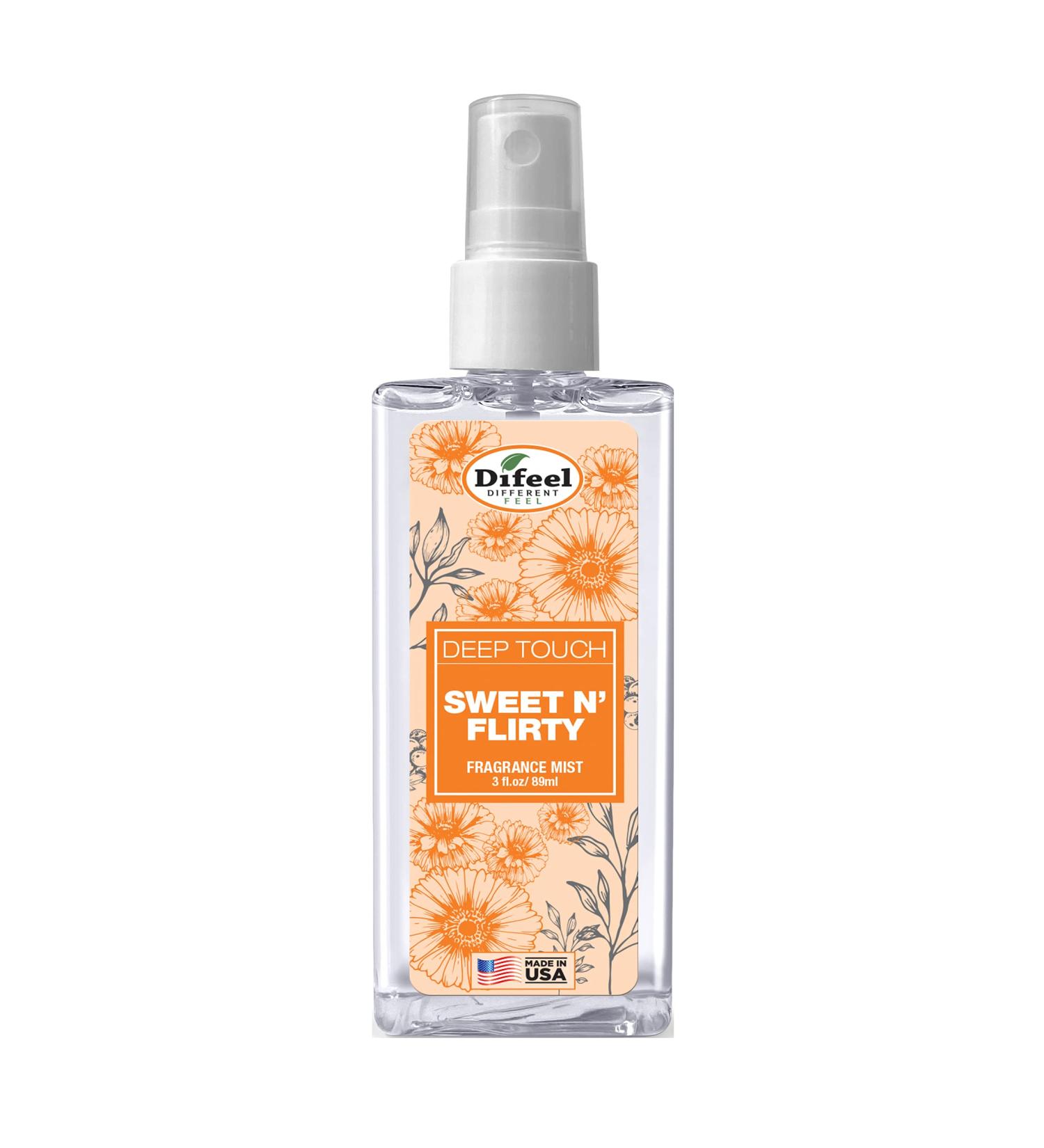 Difeel Deep Touch Body Mist Spray - Sweet n' Flirty 3 Ounces - Buy Online on GoSupps.com