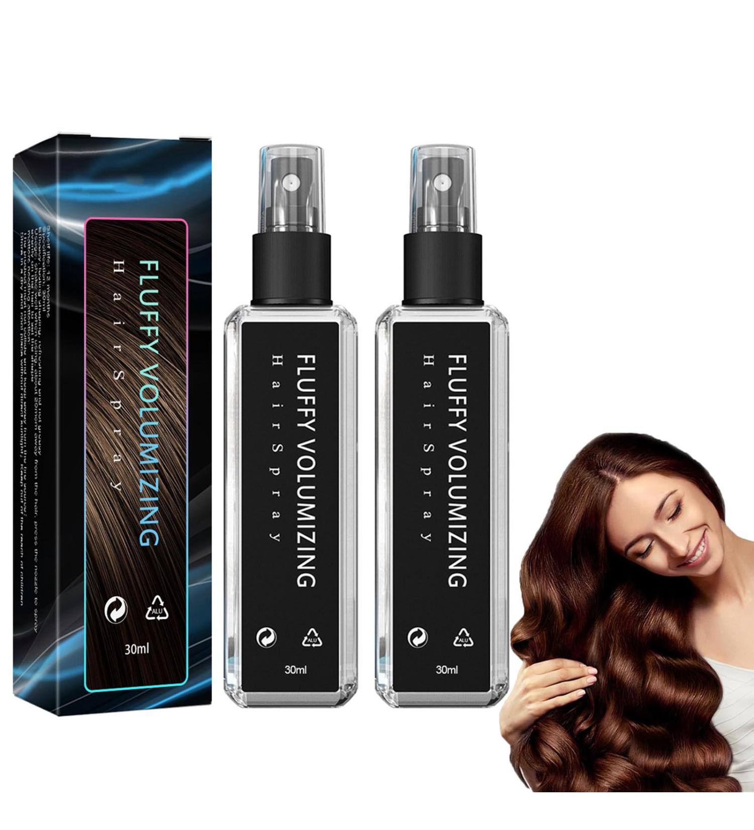 Natural Plant Protein Hair Thickening Spray Fluffy Volumizing Hair Spray Magic Volume Hairspray Hair Thickener Spray Protein Spray For Hair Non Sticky Hair Spray For Volume (30 ml 2PCS) 30 ml 2PCS - Buy Online on GoSupps.com