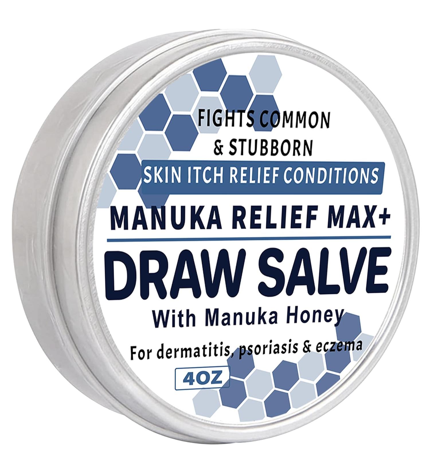 Max Strength Treat Natural Organic Manuka Honey Cream Ointment Soothing Relief for Dry Heat Rash Hidradenitis Itchy Eczema Psoriasis Leg Belly Armpit Foot Hand Irritable Skin For All Ages - Buy Online on GoSupps.com