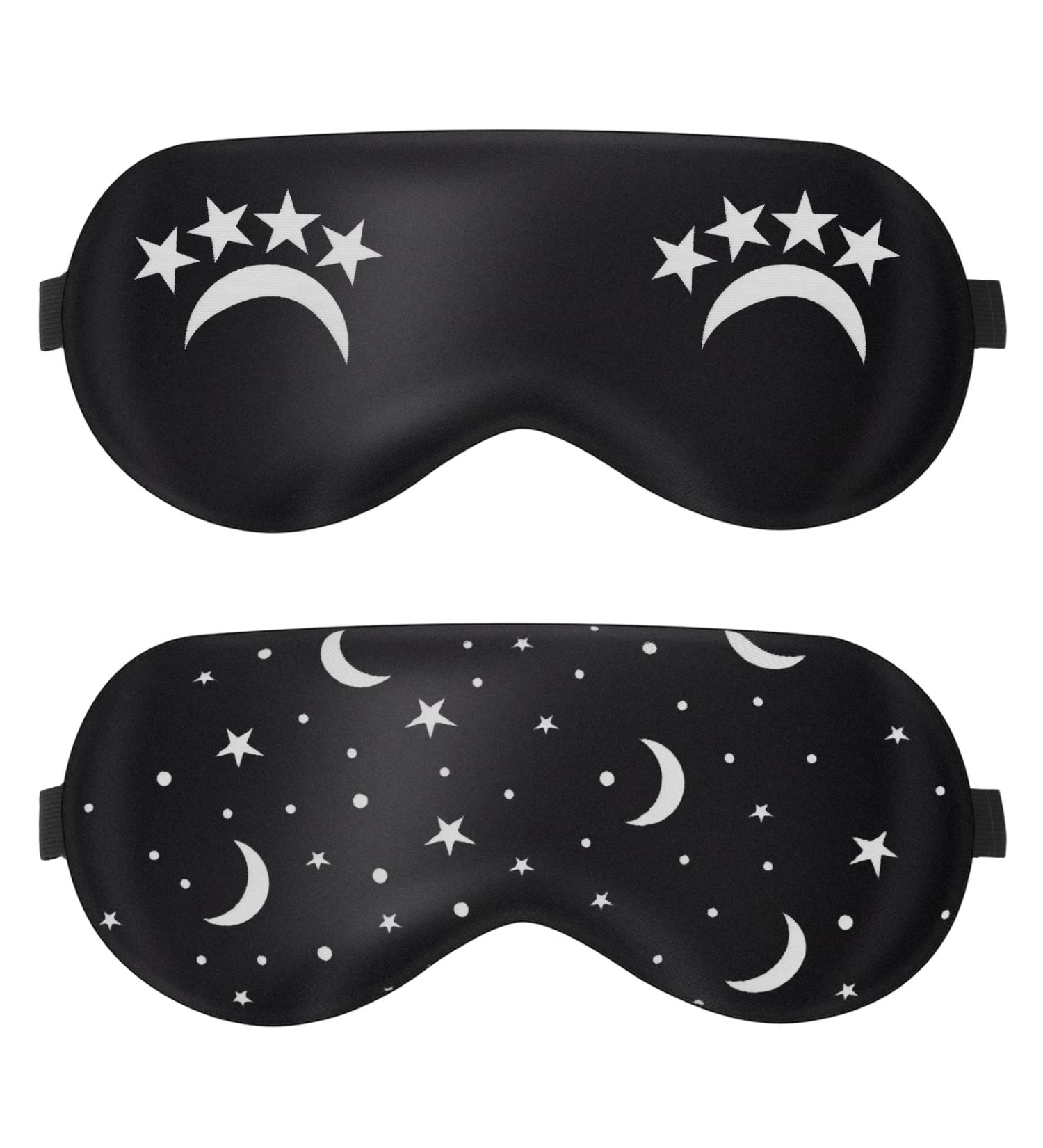Fuyamp Sleep Mask - Light Blocking Cotton Eye Mask for Men Women & Children | Adjustable Soft Black Covers - Buy Online on GoSupps.com