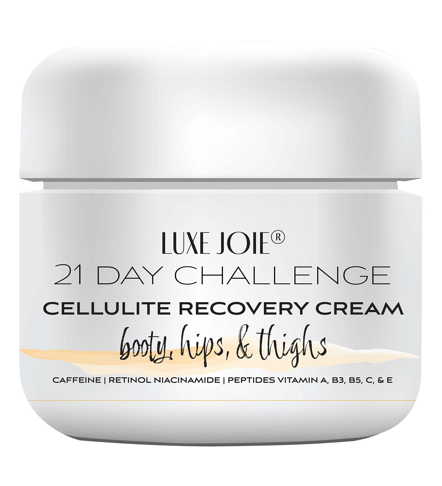 LuxeJoie Cellulite Recovery Cream 21-Day Challenge for Booty, Hips & Thighs - 4oz - Buy Online on GoSupps.com